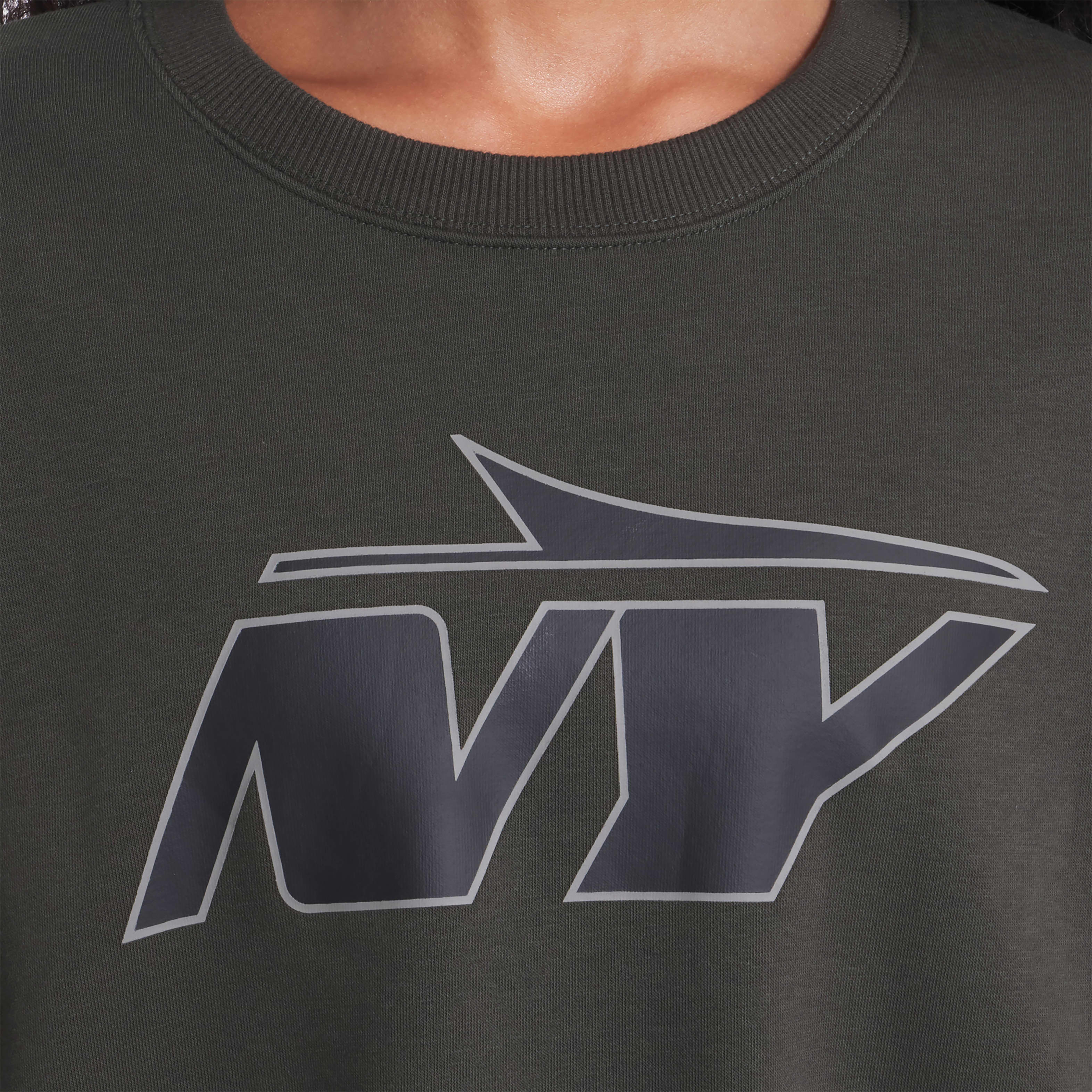 New York Jets Rivalries Collection Oversized Women's Nike NFL Pullover Crew