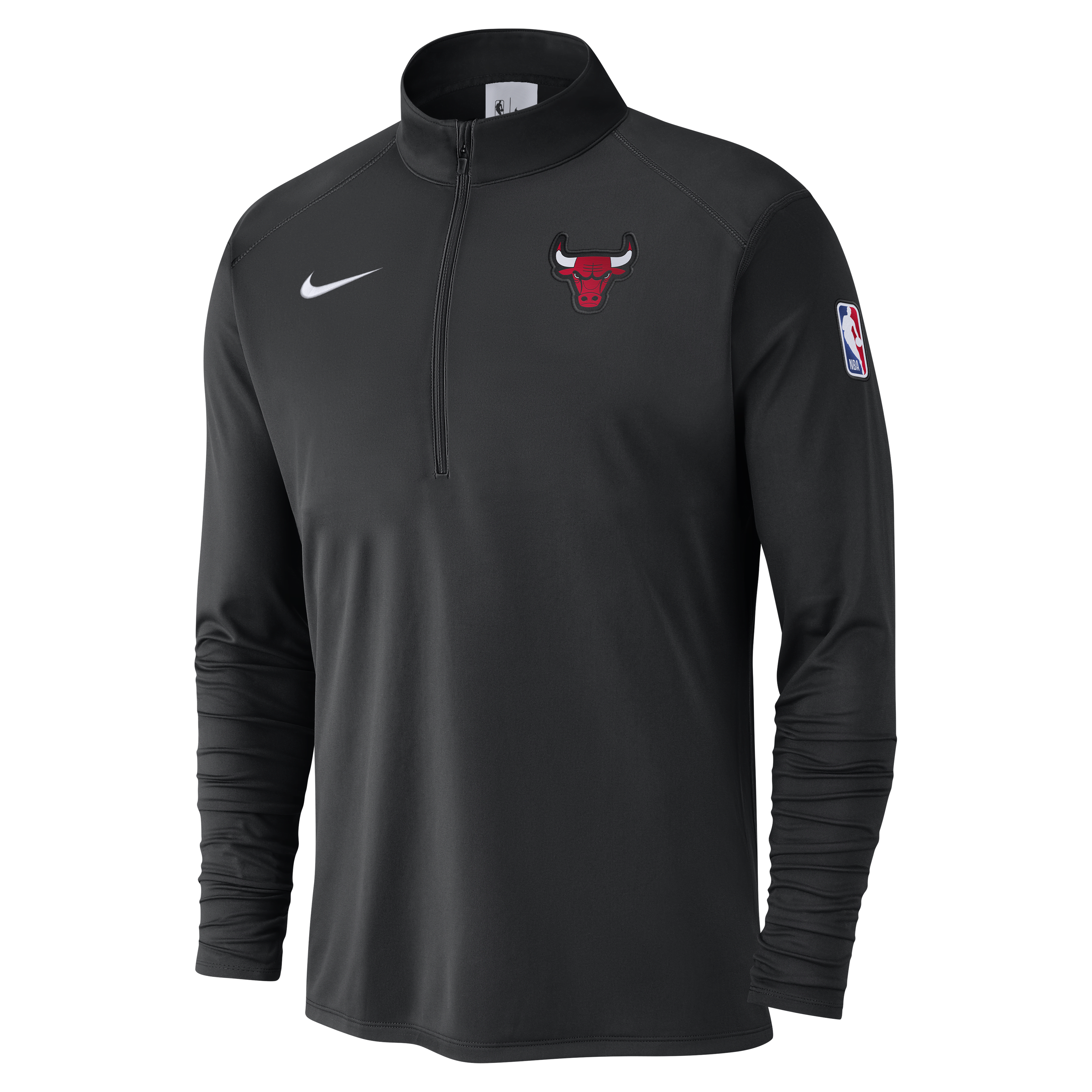 Chicago Bulls Men's Nike NBA 1/2-Zip Long-Sleeve Top