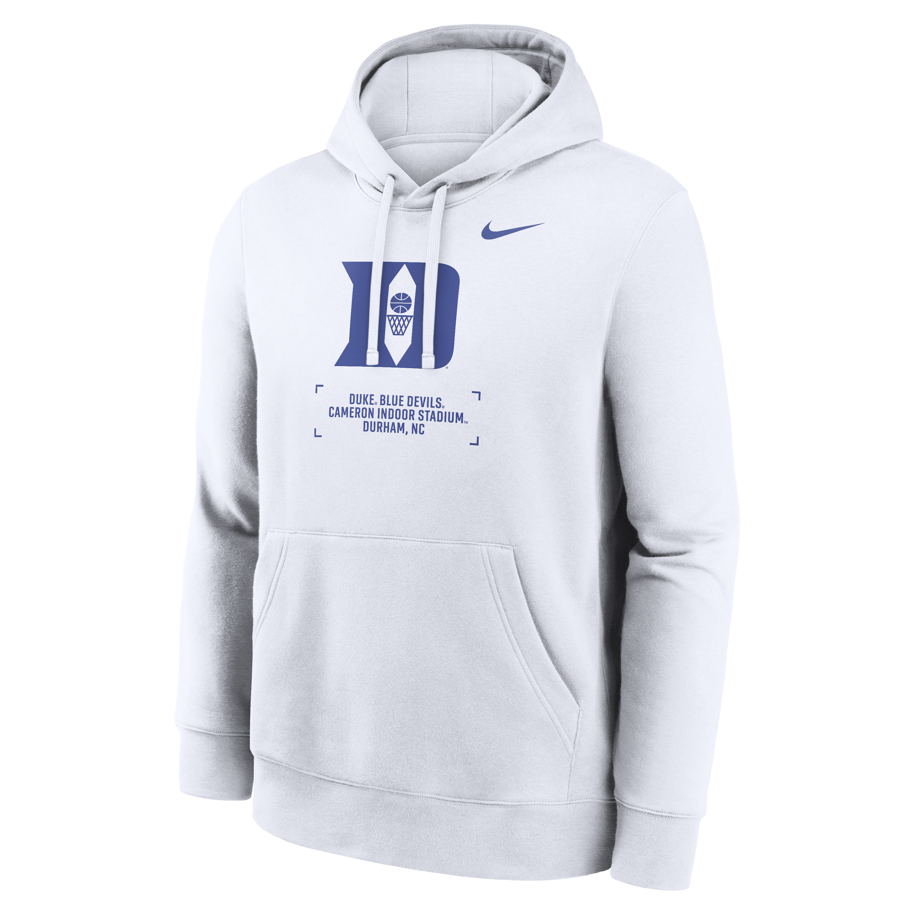 Duke Club Basketball 2-Hit Men's Nike College Pullover Hoodie