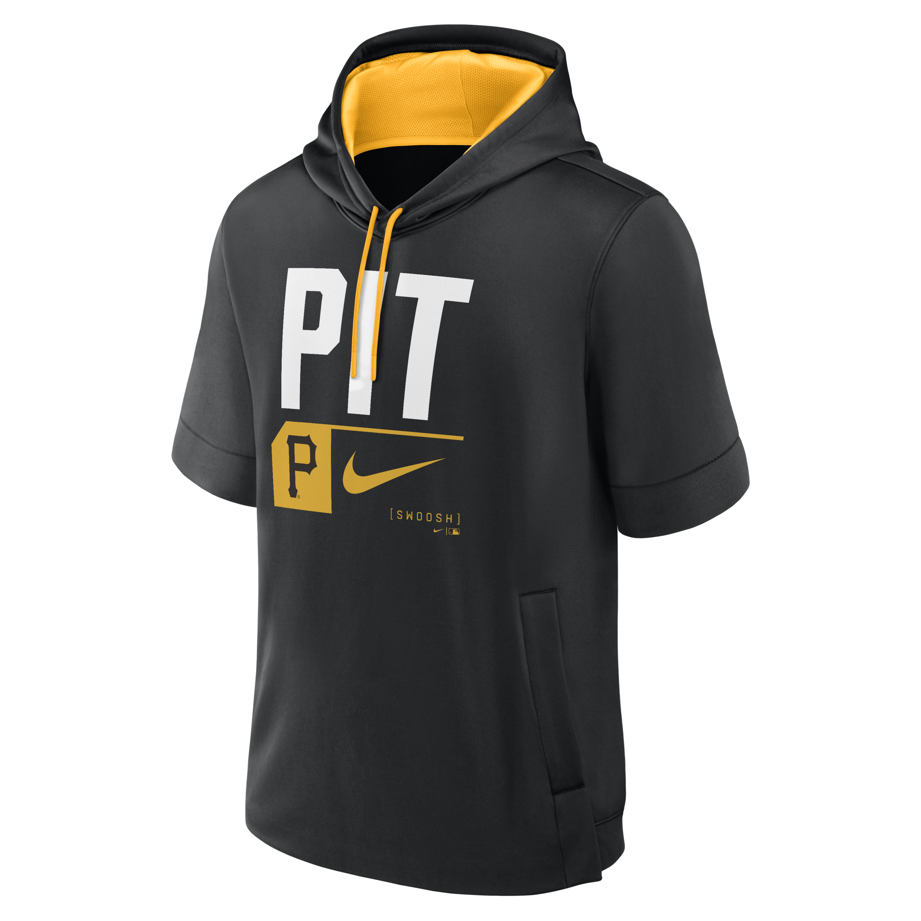 Pittsburgh Pirates Tri Code Lockup Men's Nike MLB Short-Sleeve Pullover Hoodie