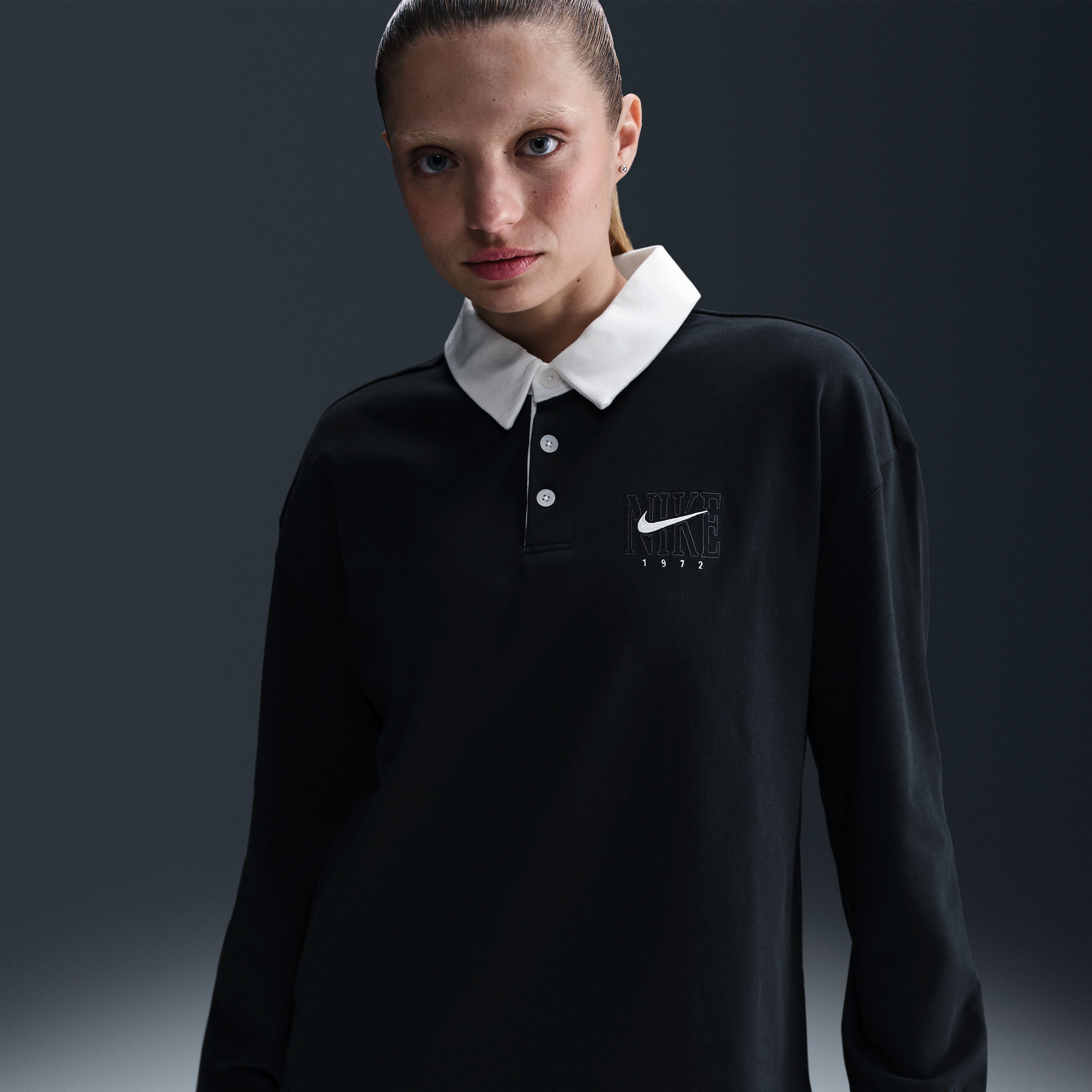 Nike Sportswear Essential Women's Oversized Long-Sleeve Polo
