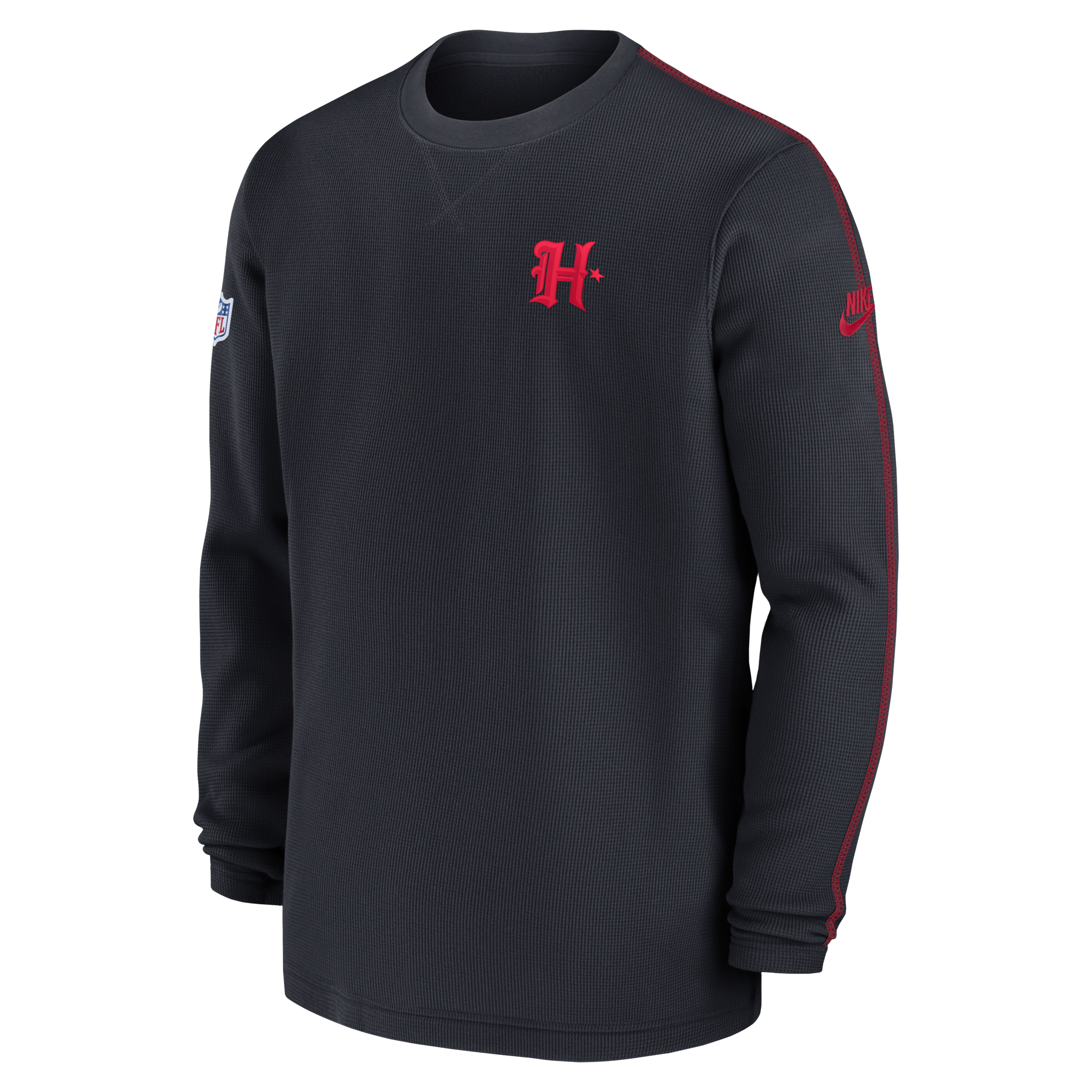 Houston Texans Logo Coach Men’s Nike NFL Long-Sleeve Top