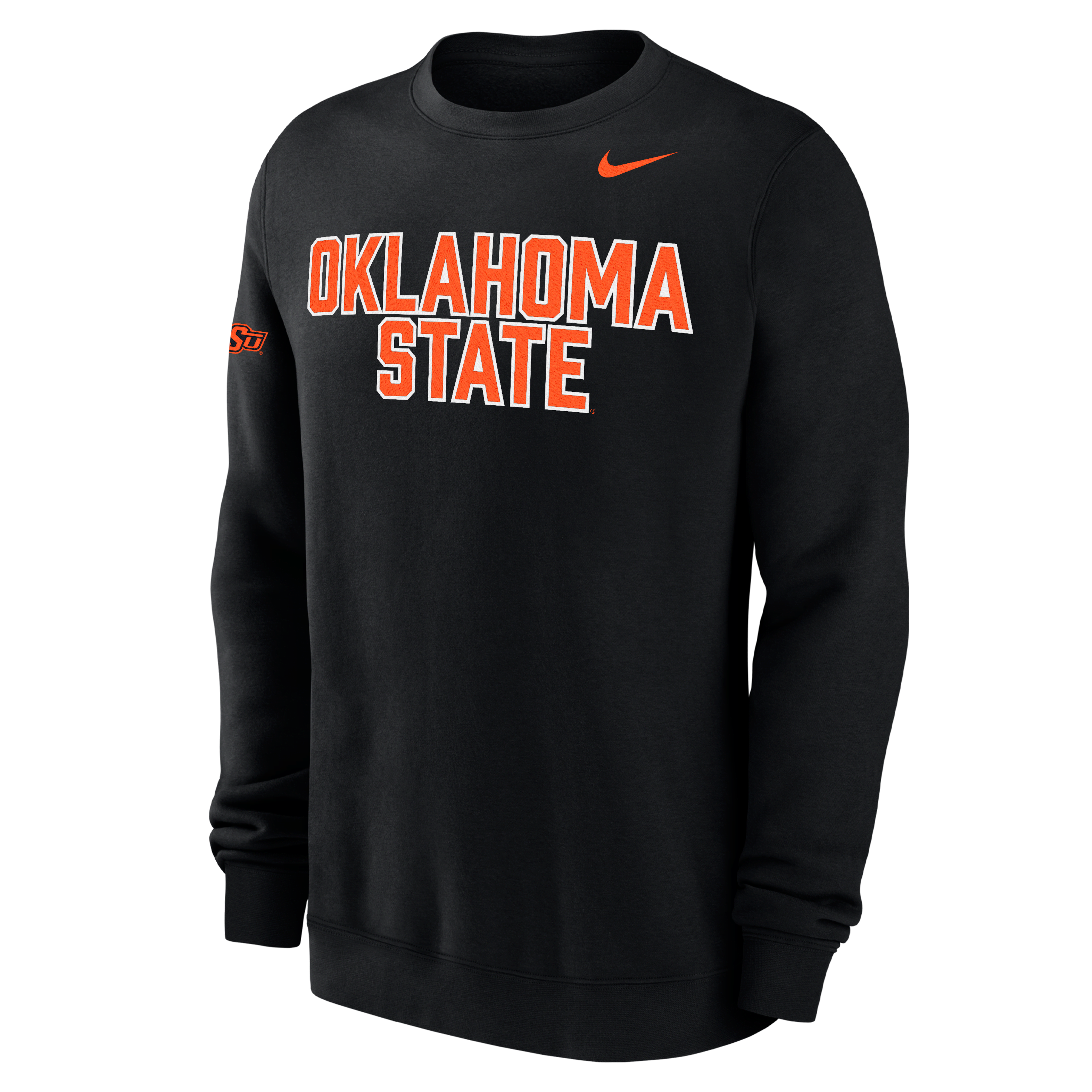Oklahoma State Club Fleece Men's Nike College Crew-Neck Sweatshirt