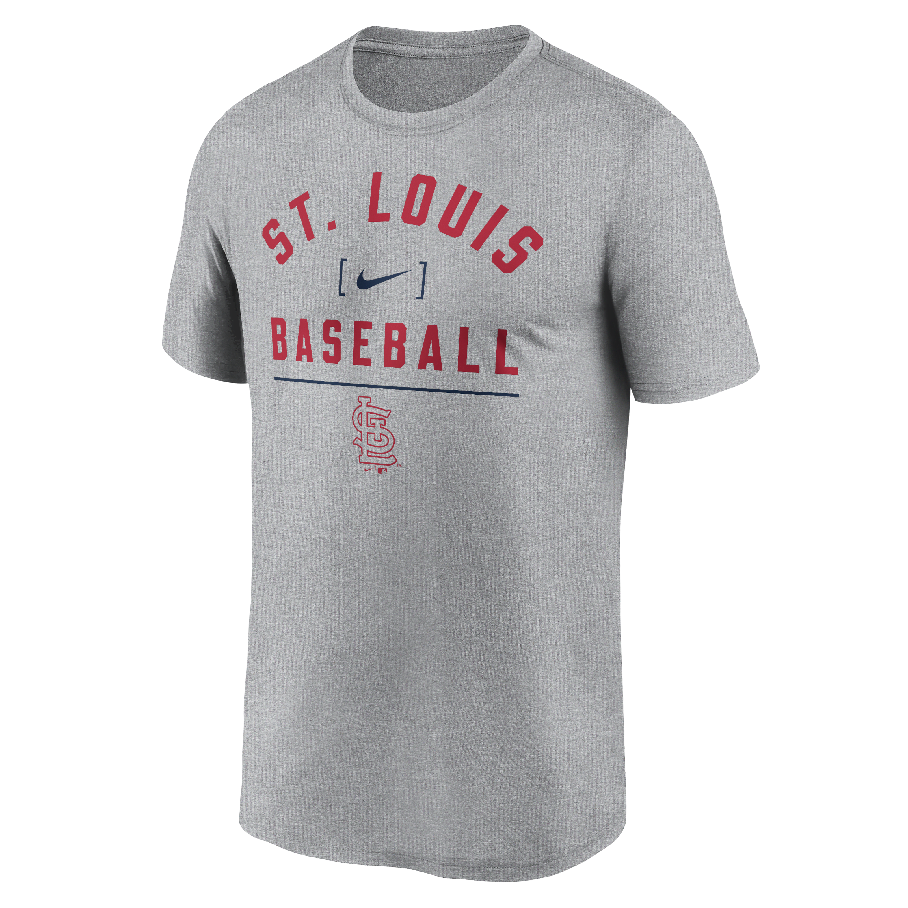 St. Louis Cardinals Arch Baseball Stack Men's Nike Dri-FIT MLB T-Shirt