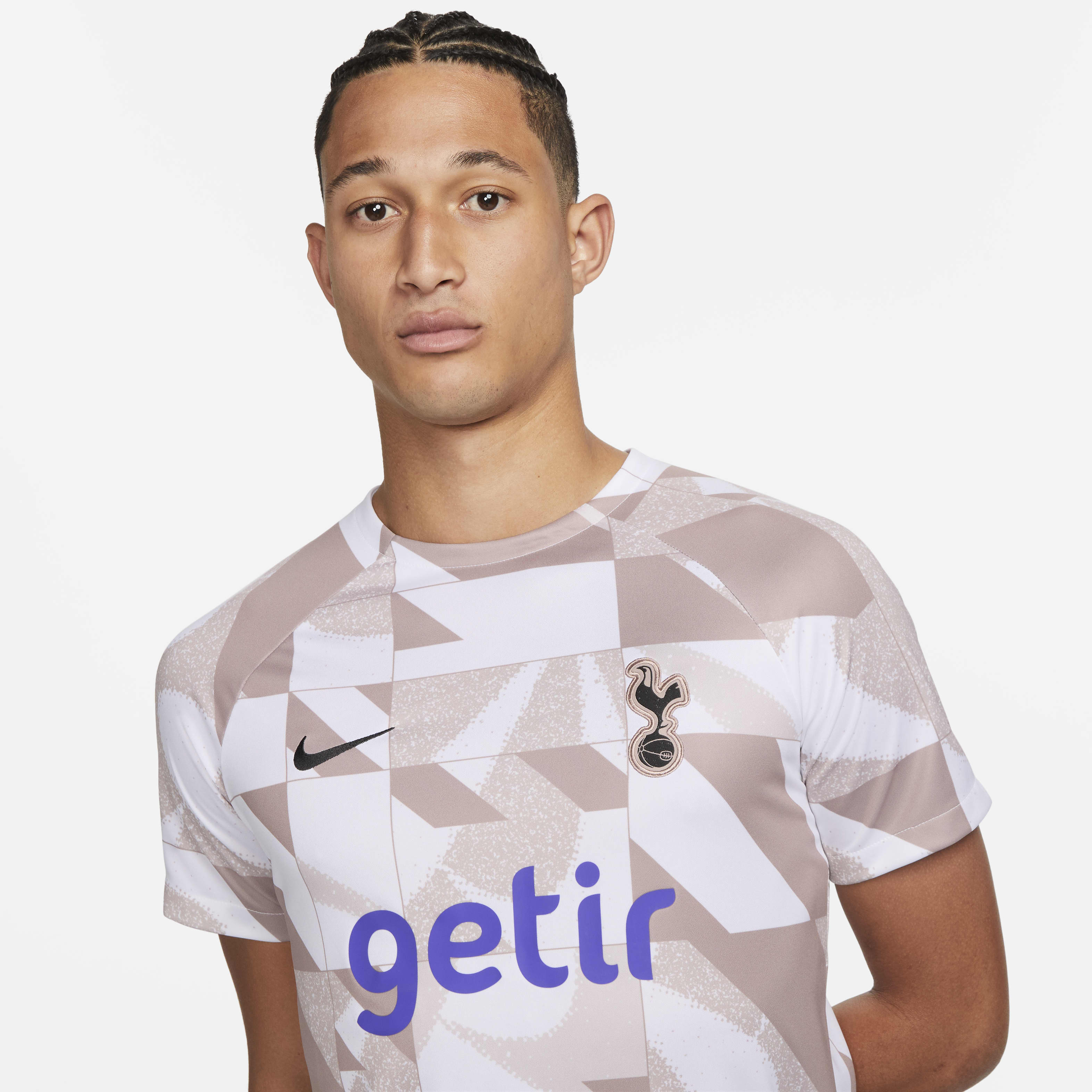 Tottenham Hotspur Academy Pro Third Men's Nike Dri-FIT Soccer Pre-Match Short-Sleeve Top