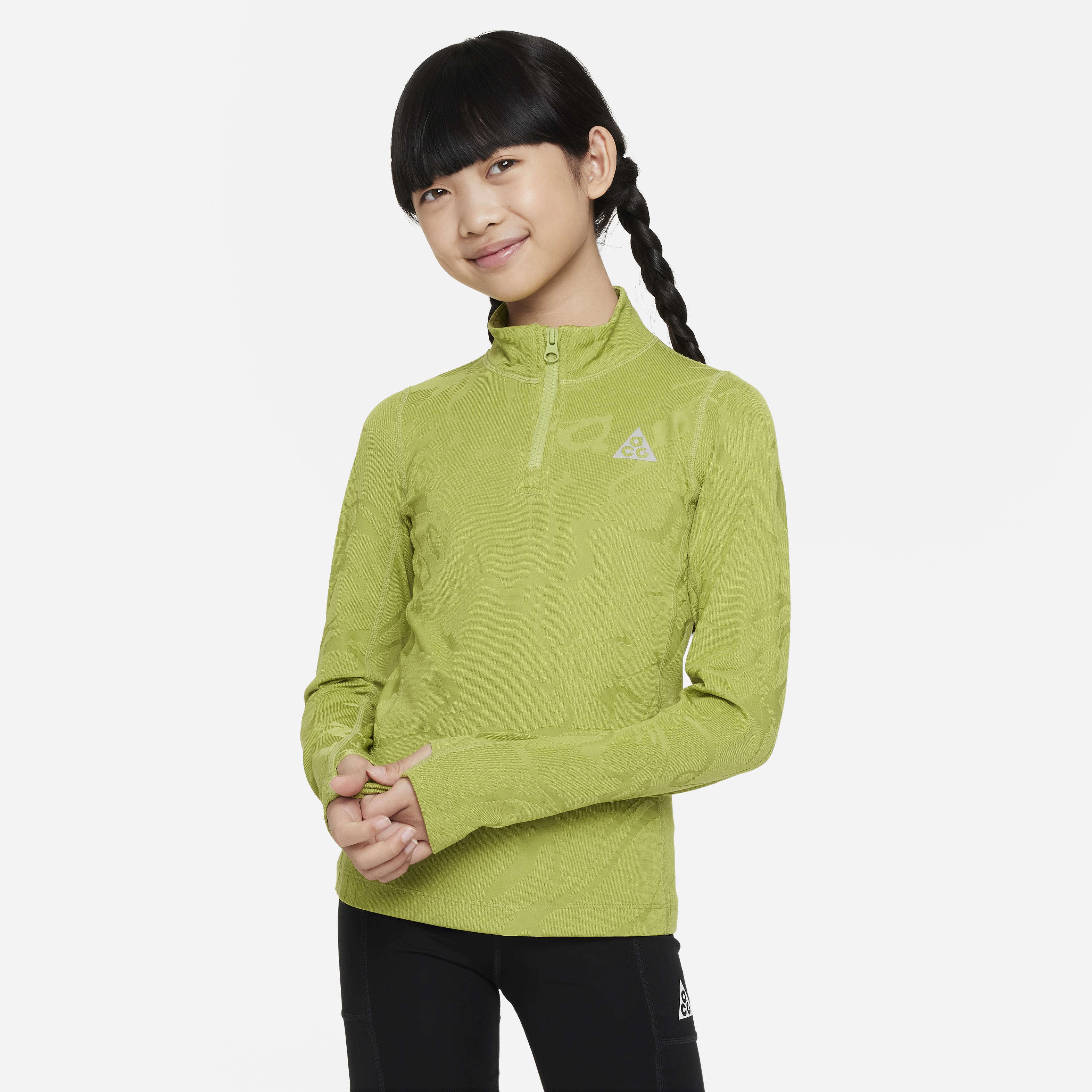 Nike ACG Therma-FIT Big Kids' (Girls') 1/4-Zip Long-Sleeve Top