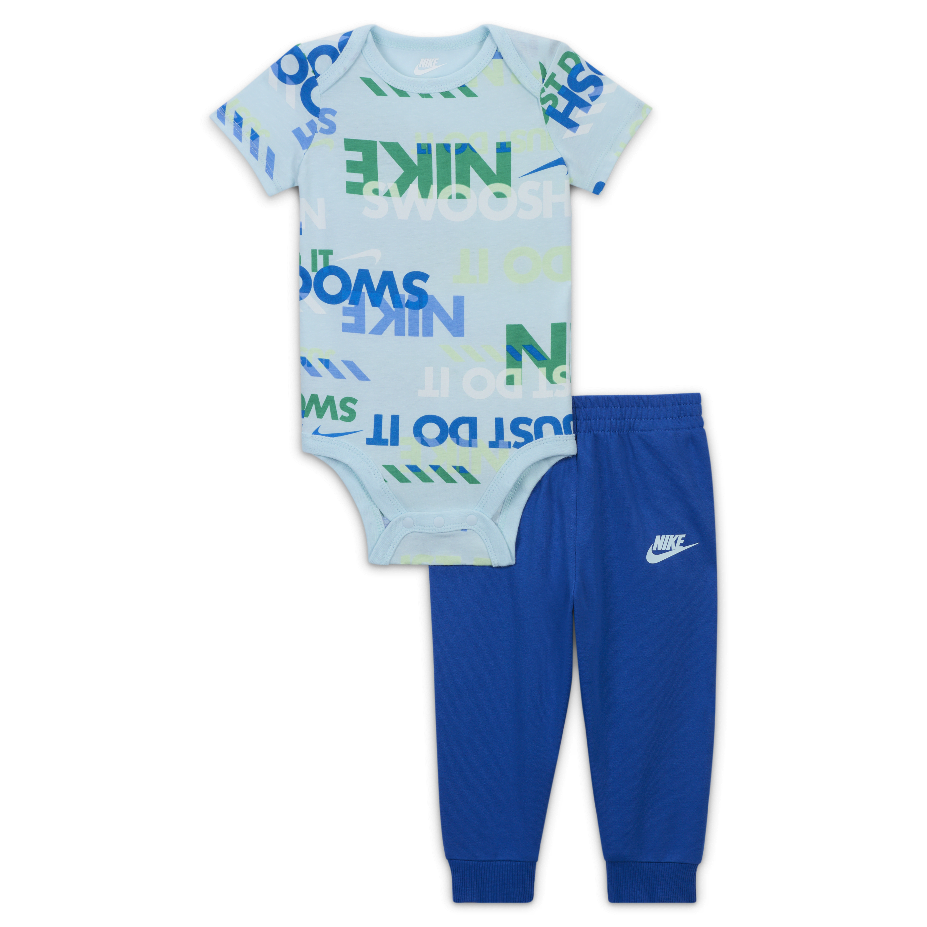 Nike Sportswear Playful Exploration Baby (0-9M) Printed Bodysuit and Pants Set