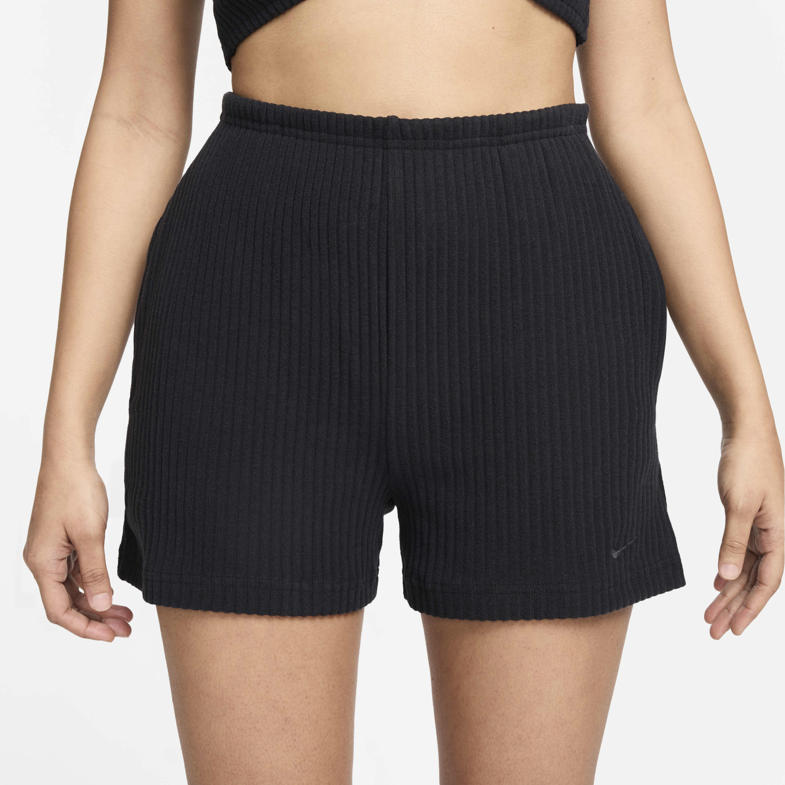 Nike Sportswear Chill Rib Women's High-Waisted Slim 3" Shorts