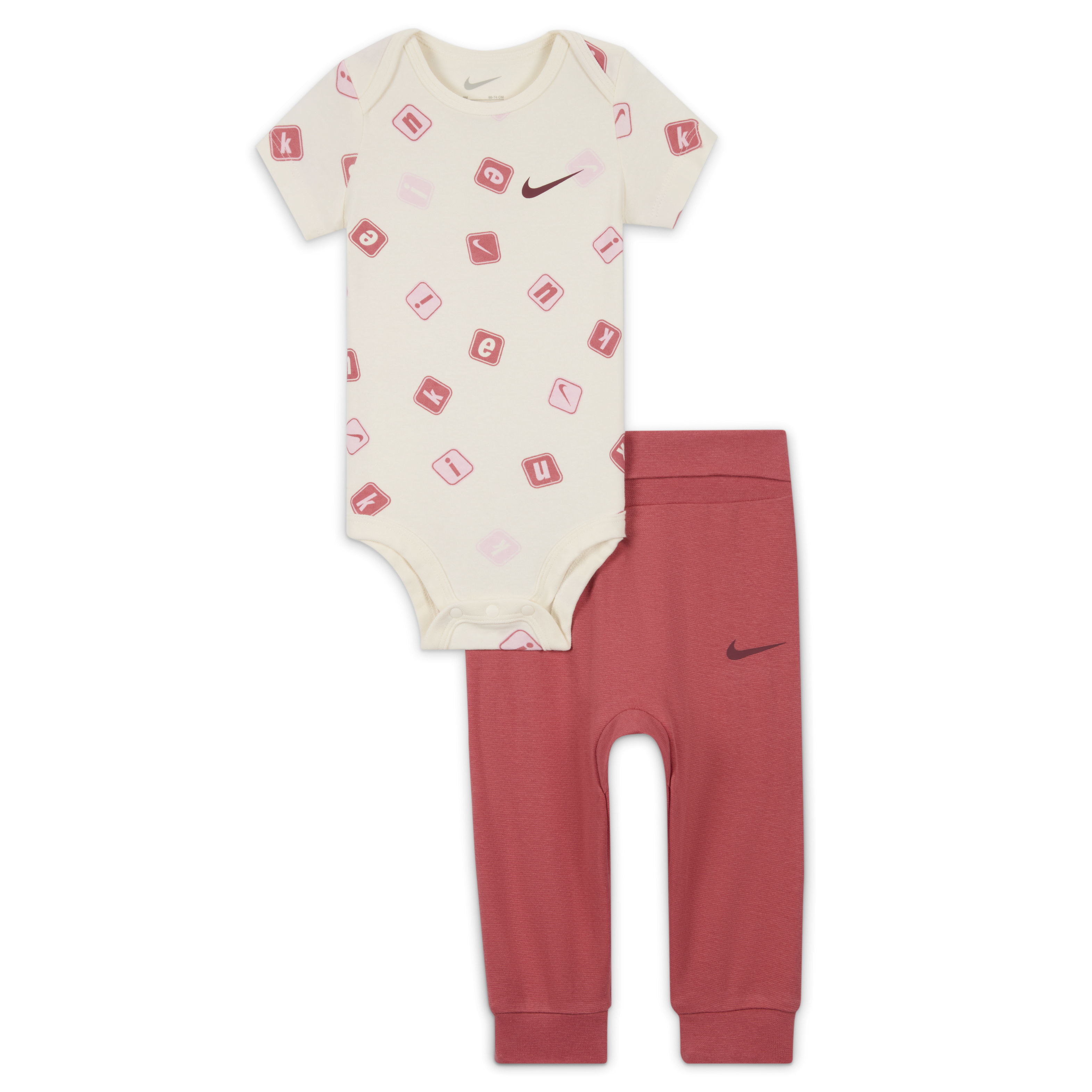 Nike Baby (0-9M) 2-Piece Printed Bodysuit Set