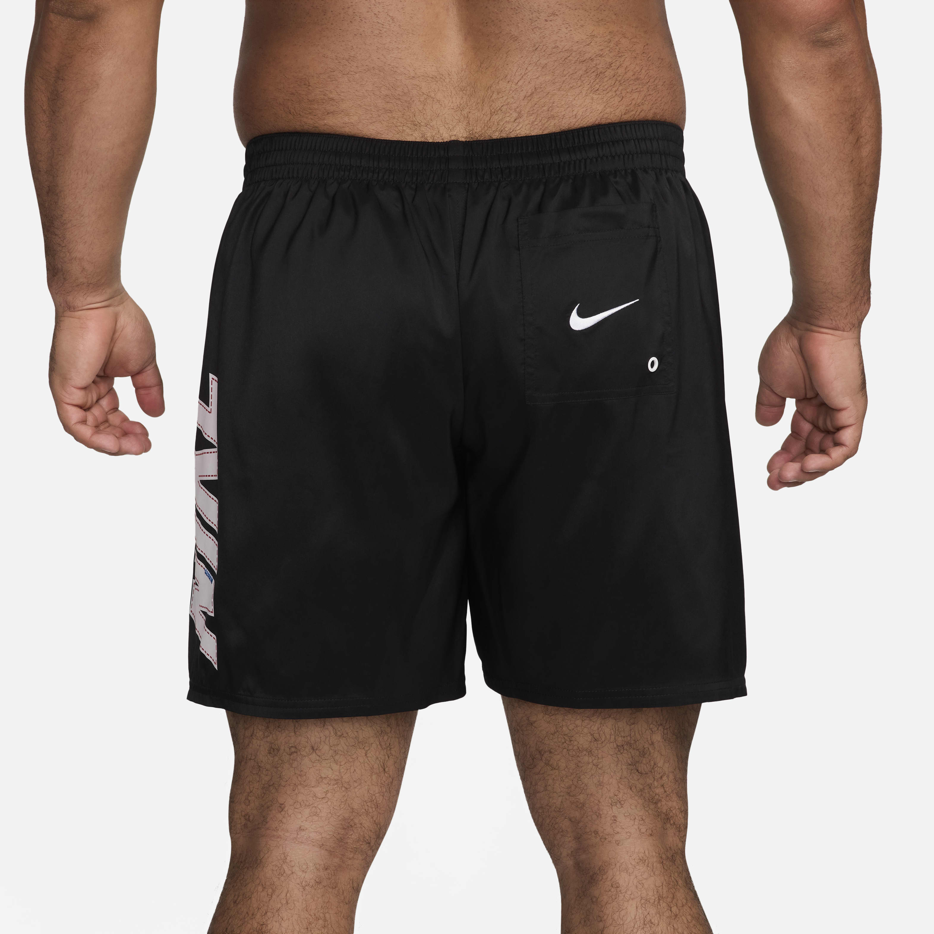 Nike Swim Big Block Men's 9" Volley Shorts (Extended Size)