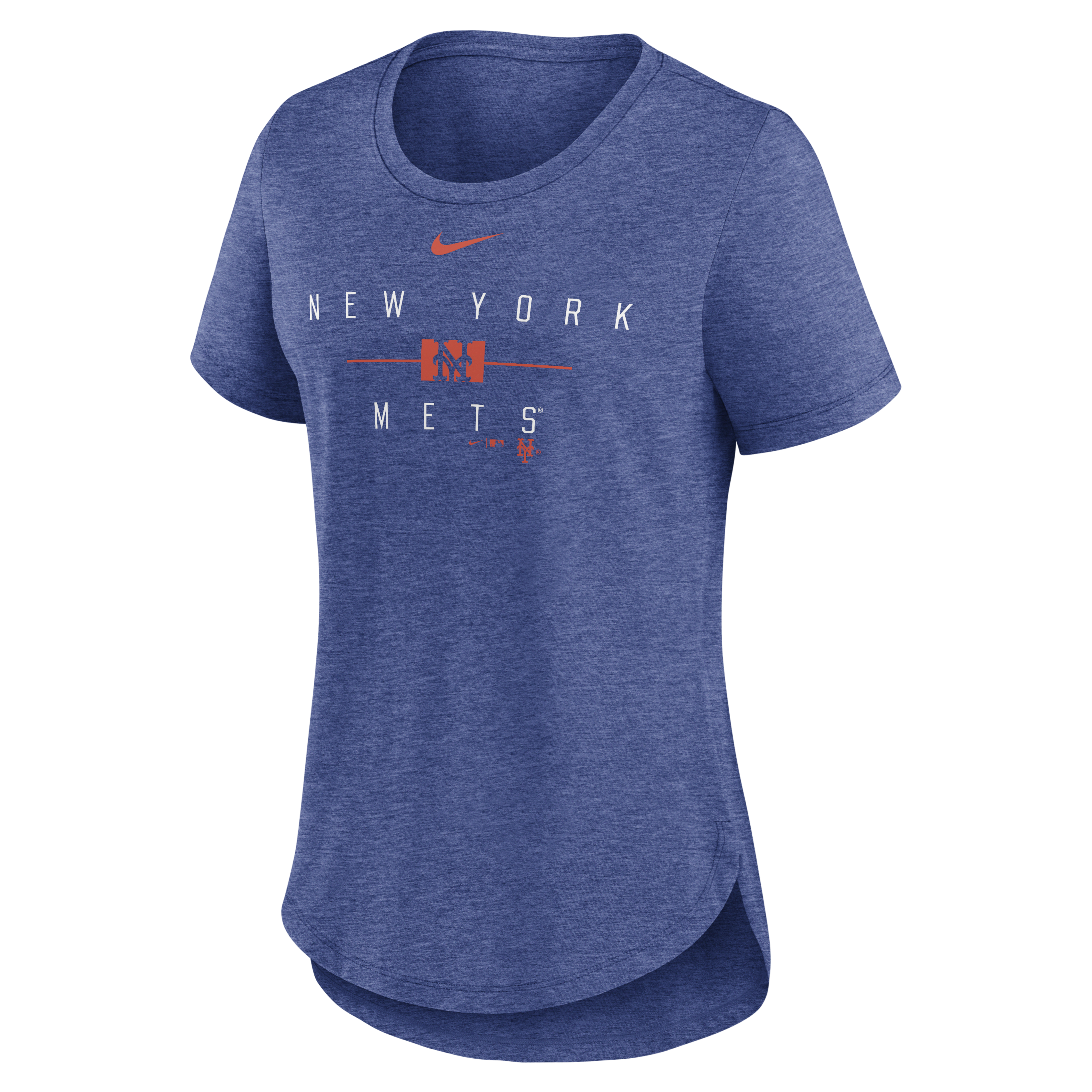 New York Mets Knockout Team Stack Women's Nike MLB T-Shirt