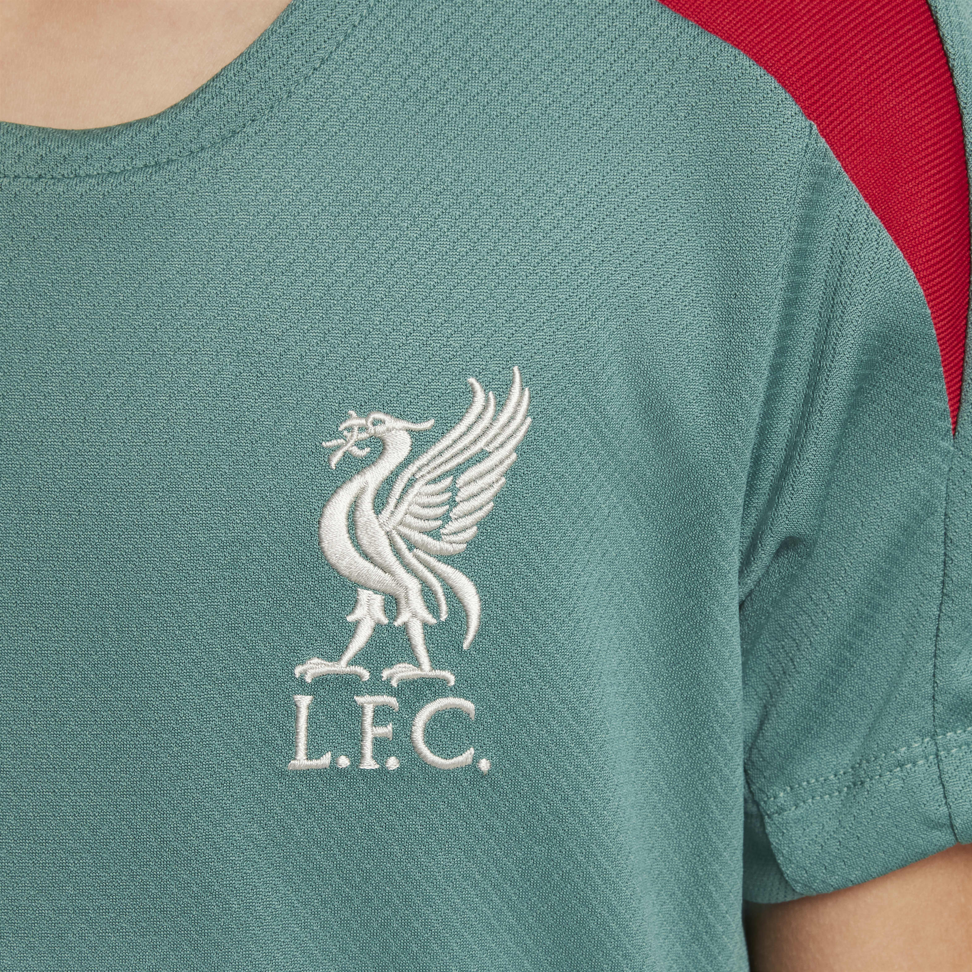 Liverpool FC Strike Big Kids' Nike Dri-FIT Soccer Short-Sleeve Knit Top