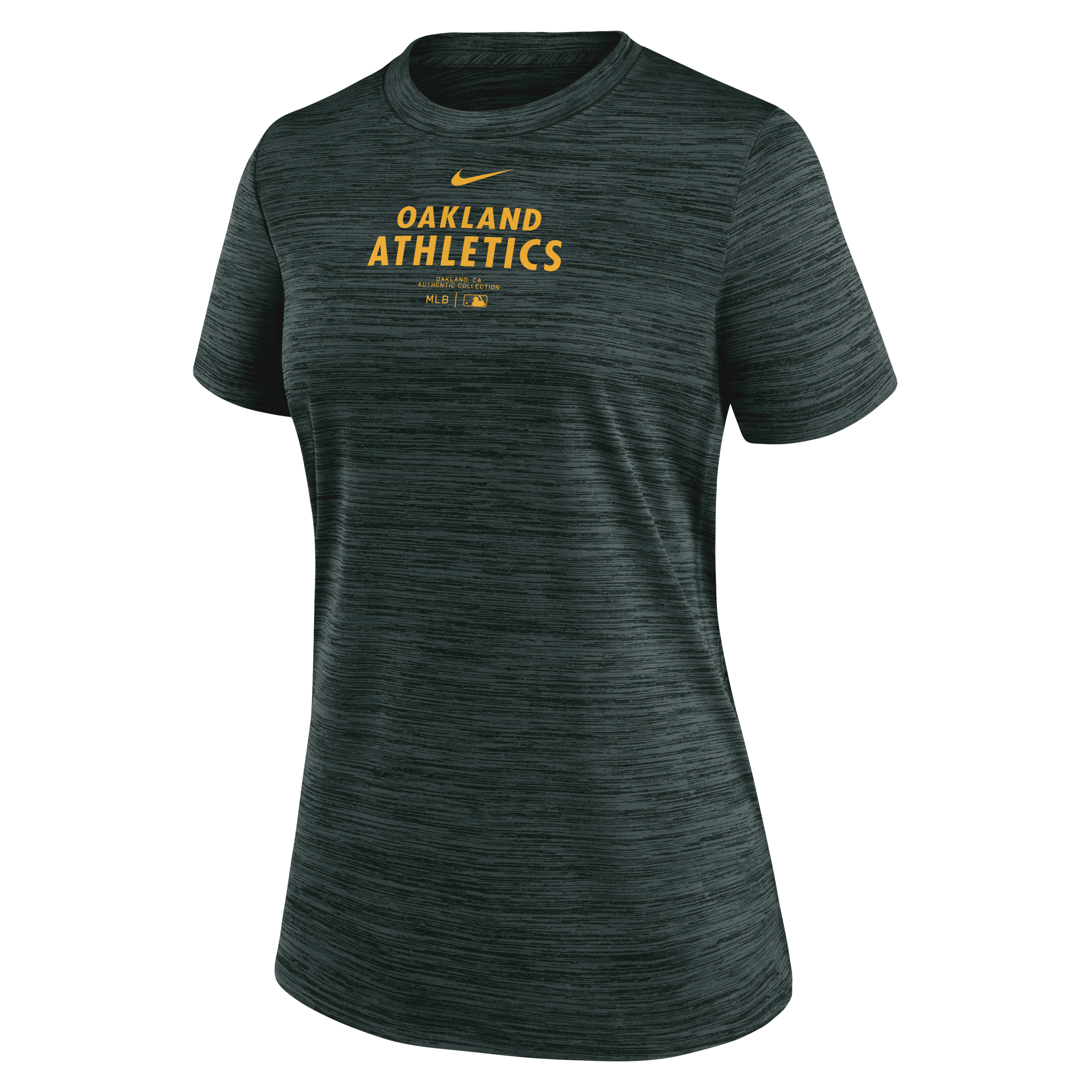 Oakland Athletics Authentic Collection Practice Velocity Women's Nike Dri-FIT MLB T-Shirt