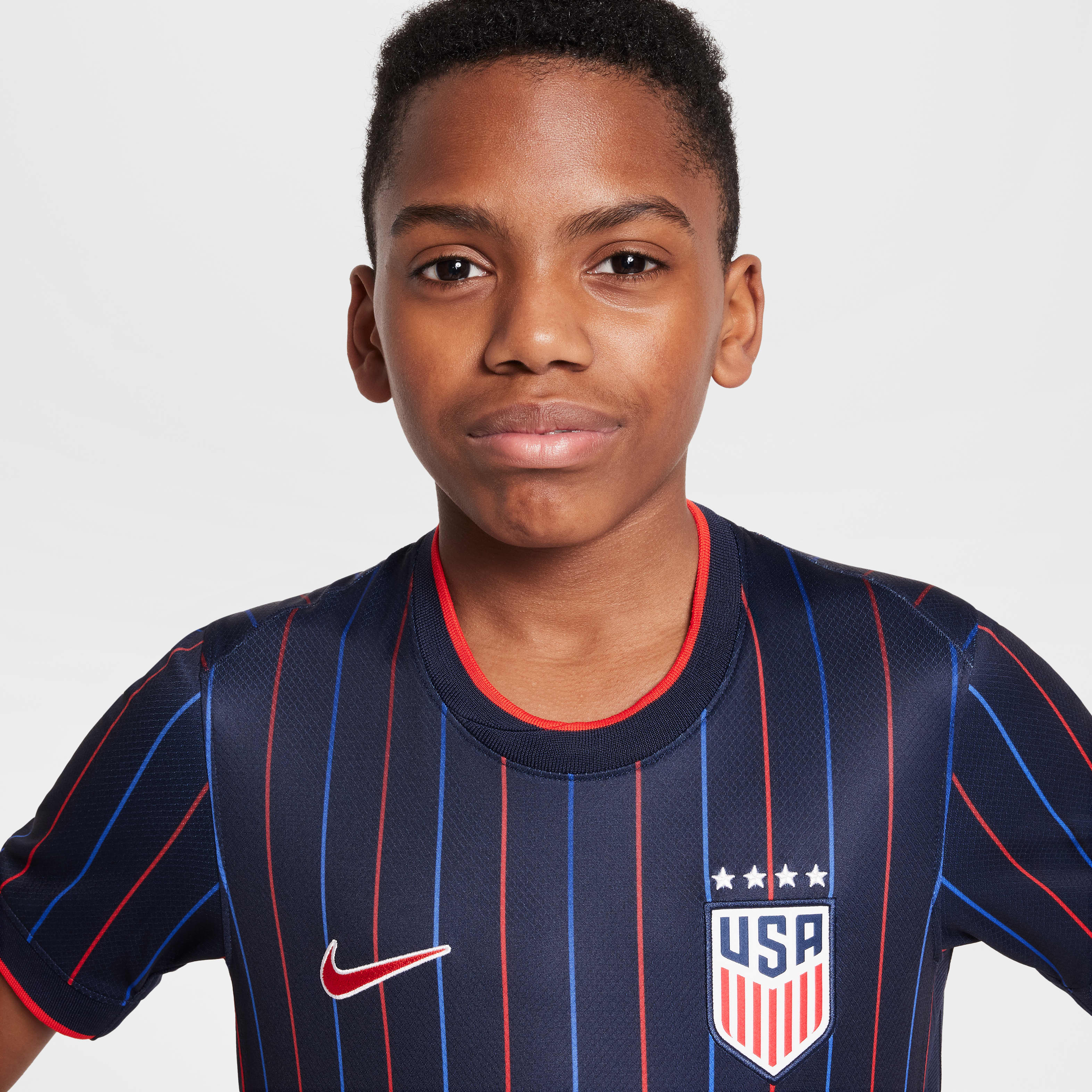 USWNT 2025 Stadium Away (Women's Team) Big Kids' Nike Dri-FIT Soccer Replica Jersey
