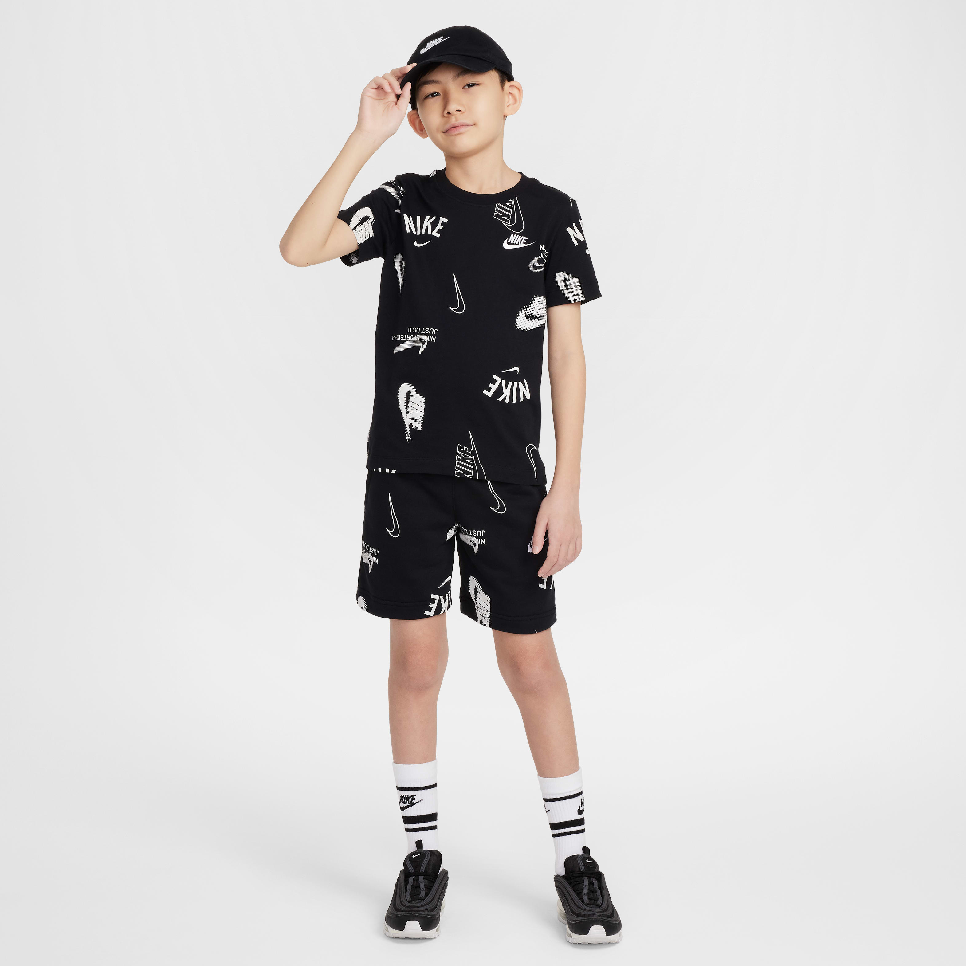 Nike Sportswear Club Big Kids' French Terry Shorts
