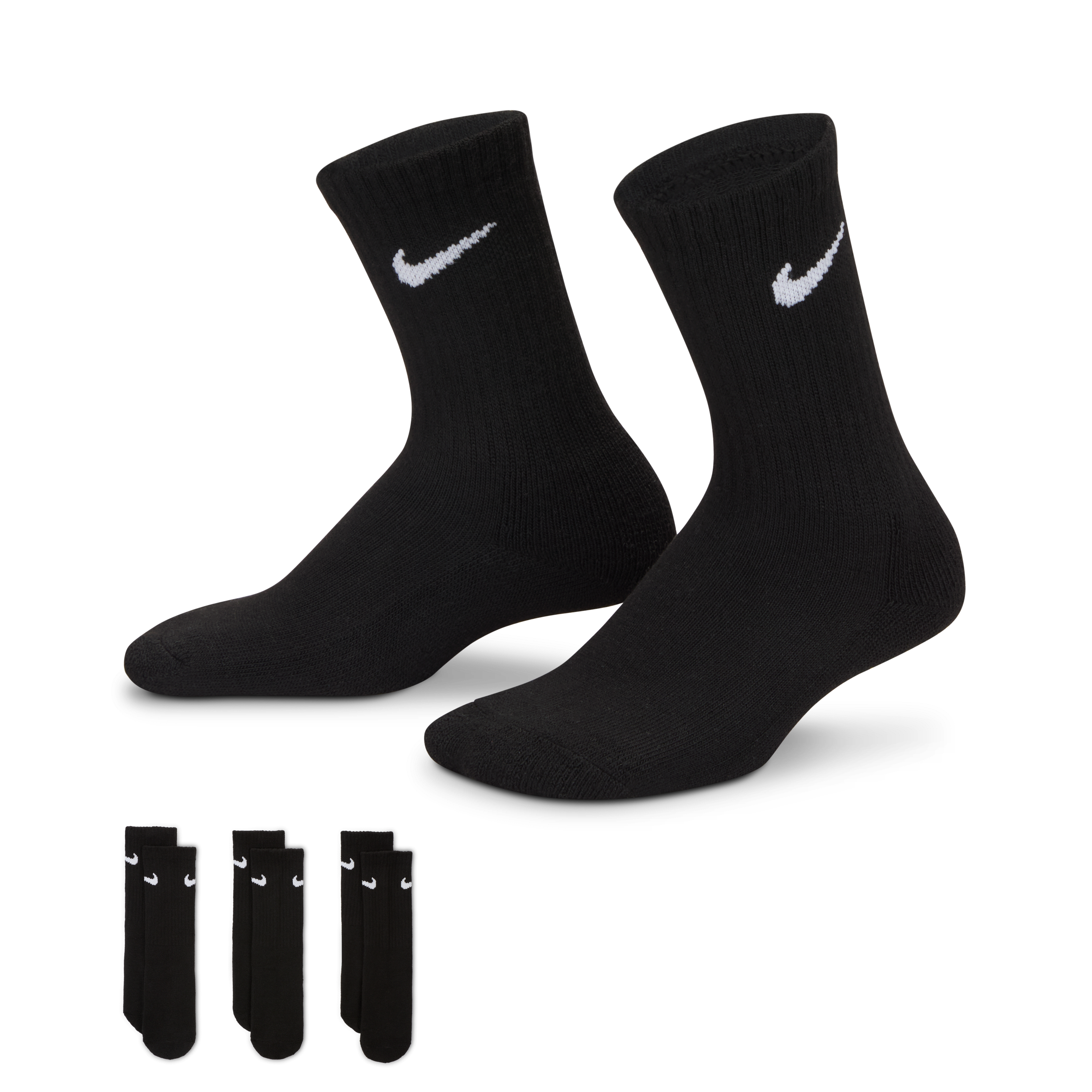 Nike Little Kids' No-Show Socks (3 Pairs)