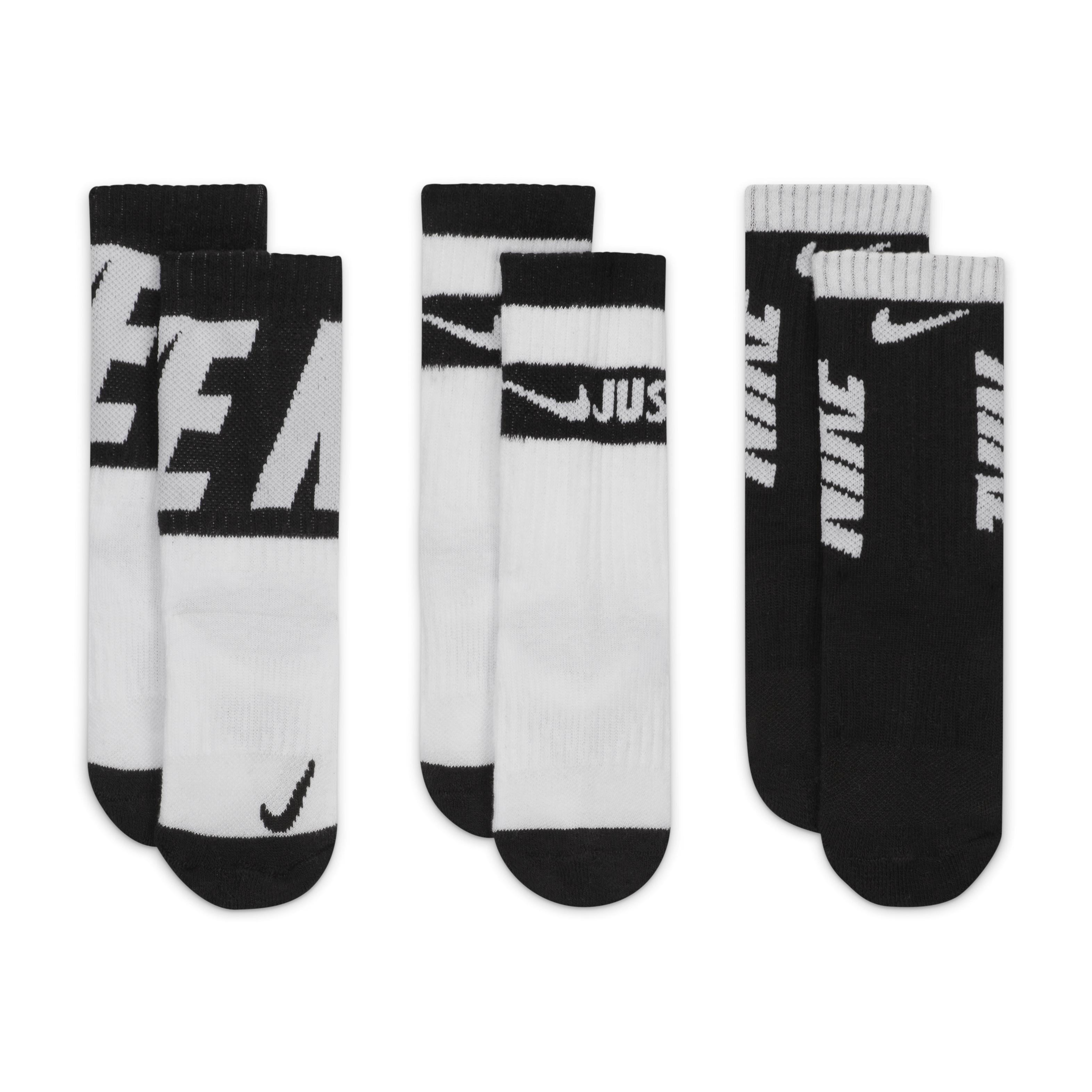 Nike Dri-FIT Sport Little Kids' Crew Socks (3 Pairs)