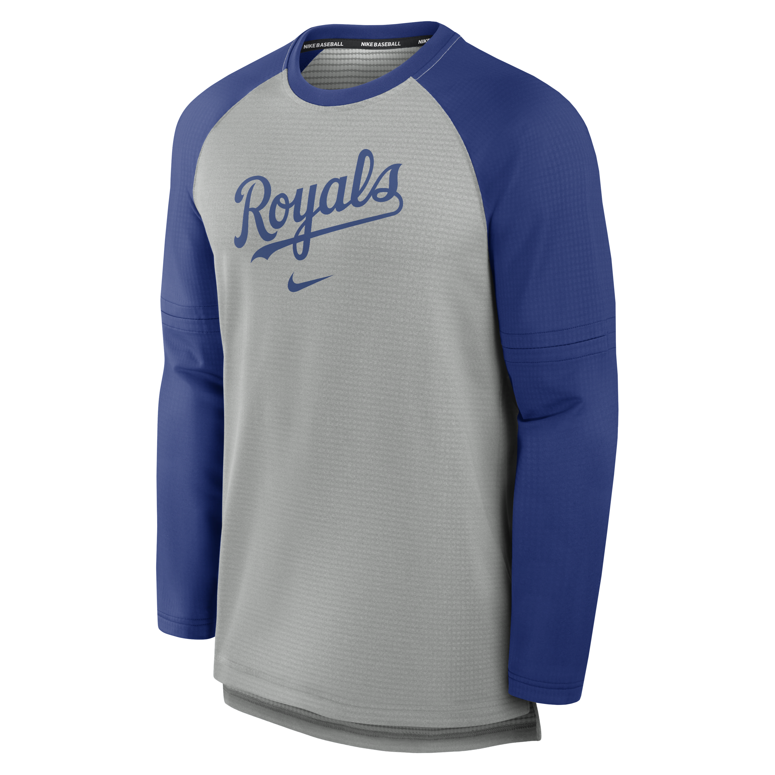 Kansas City Royals Authentic Collection Game Time Men's Nike Breathe MLB Long-Sleeve T-Shirt