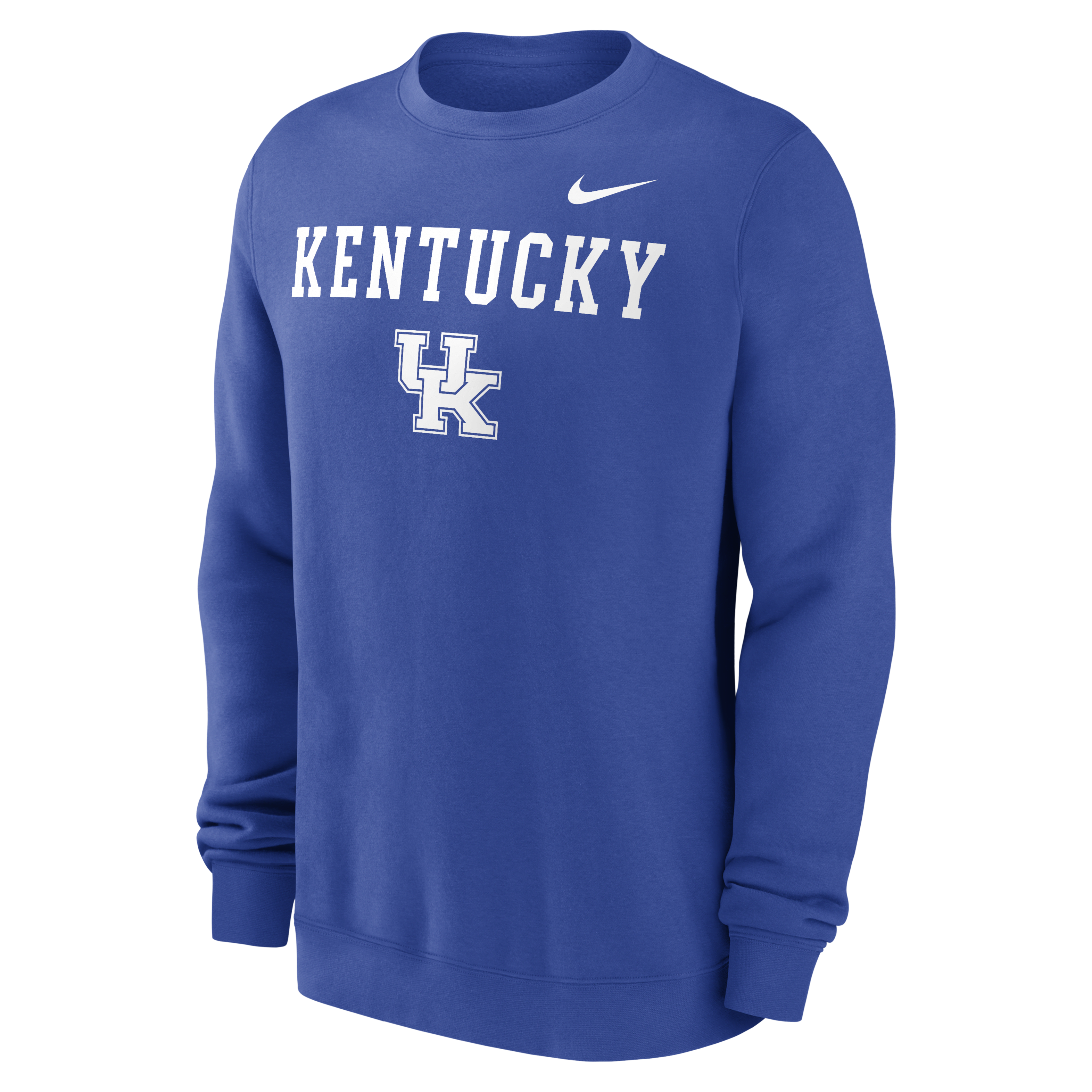 Kentucky Wildcats Primetime Primary Stack Men's Nike College Pullover Crew