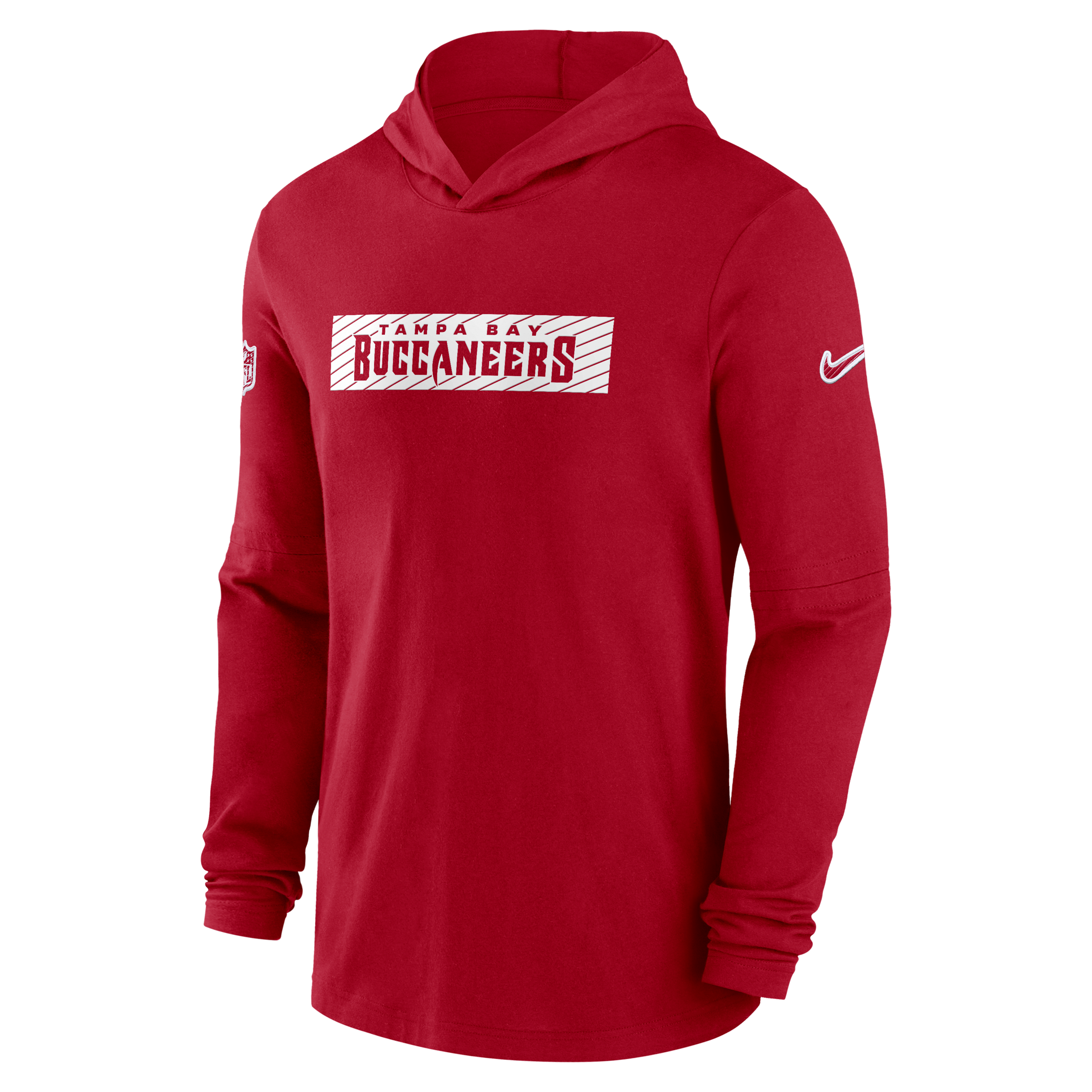 Tampa Bay Buccaneers Sideline Men's Nike Dri-FIT NFL Long-Sleeve Hooded Top