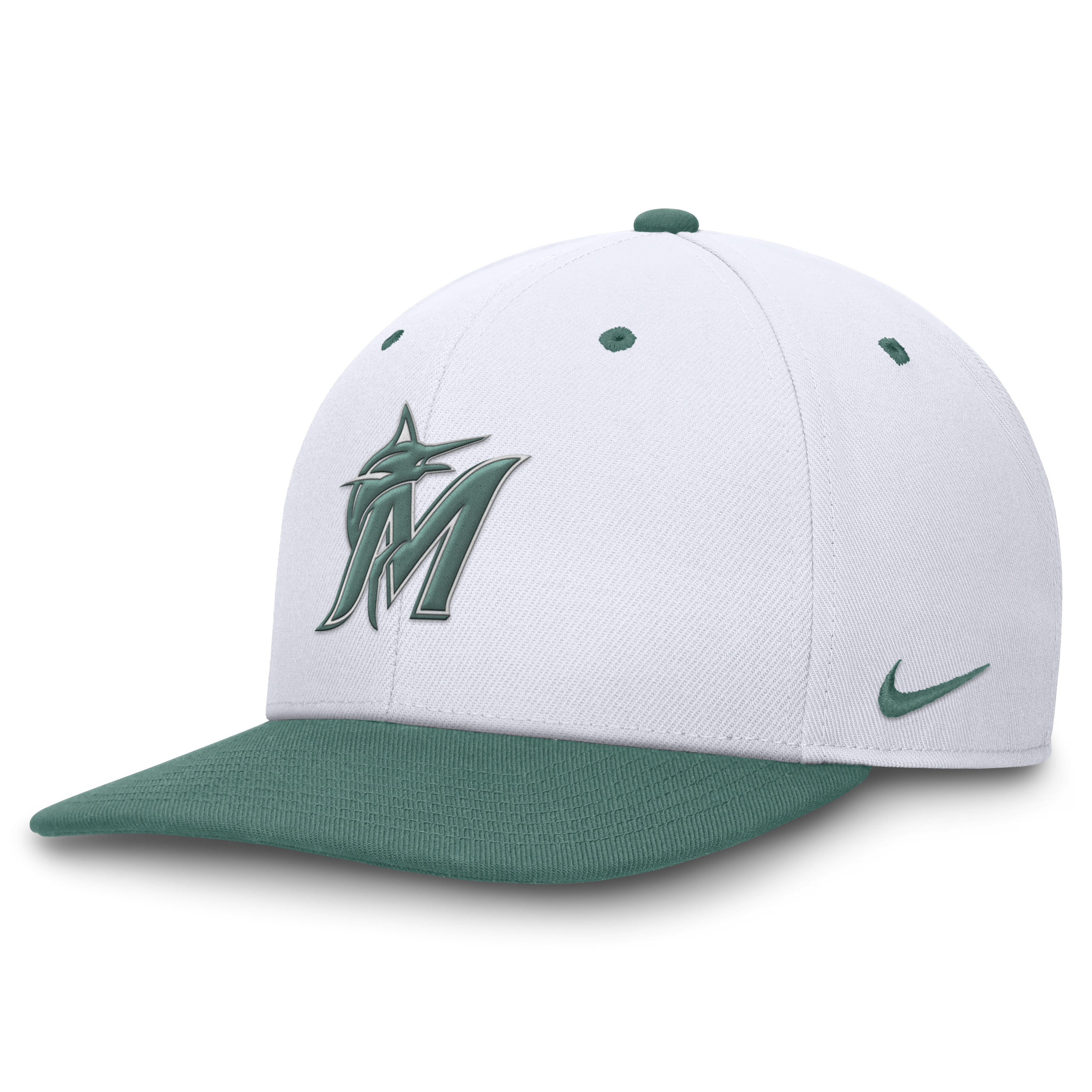 Miami Marlins Bicoastal 2-Tone Pro Men's Nike Dri-FIT MLB Adjustable Hat