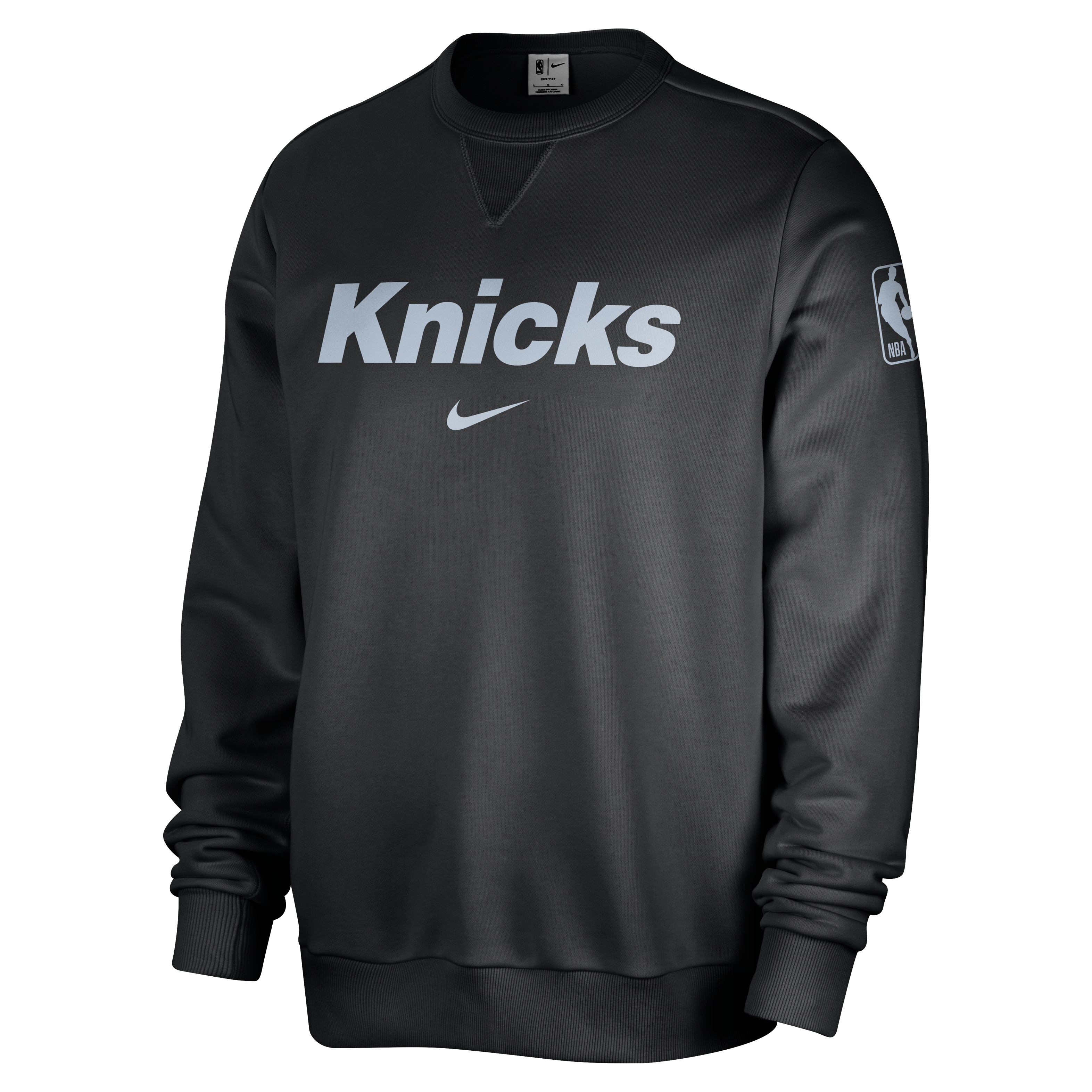 New York Knicks Standard Issue Men's Nike Dri-FIT NBA Crew-Neck Sweatshirt