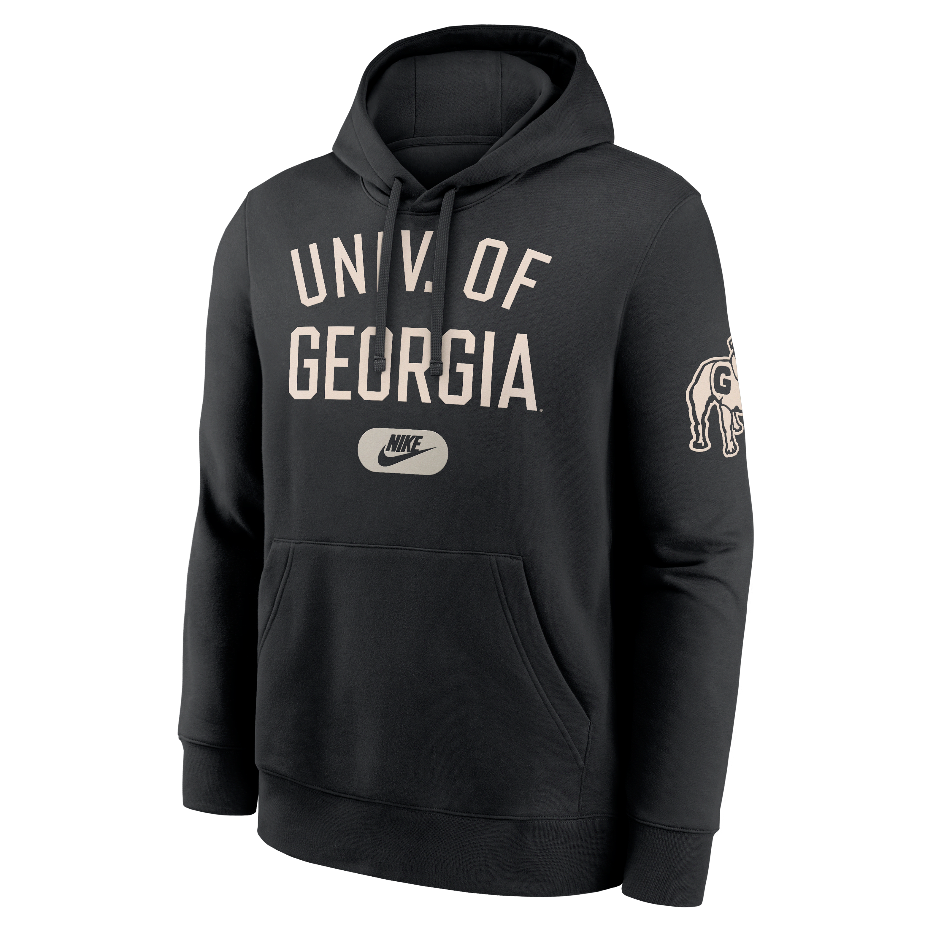 Georgia Club Men's Nike College Pullover Hoodie