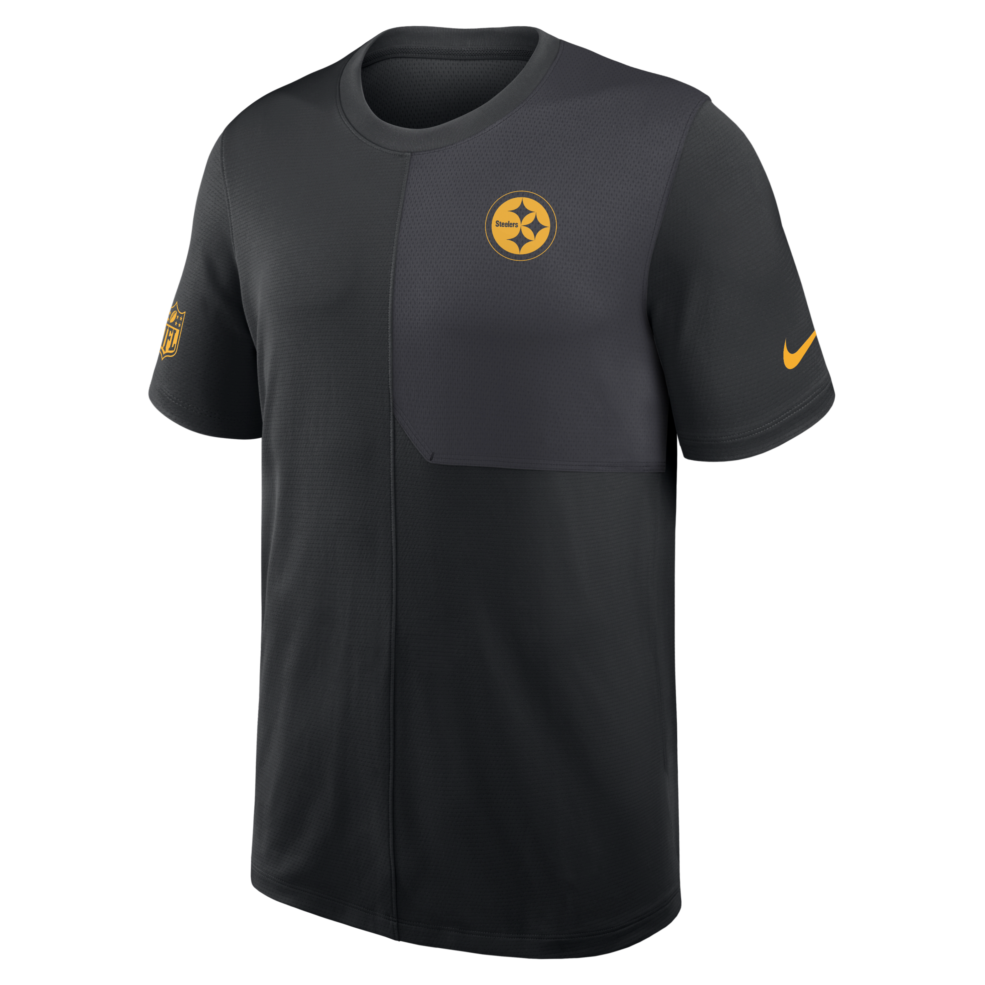 Pittsburgh Steelers Sideline Coach Men's Nike Dri-FIT NFL Top