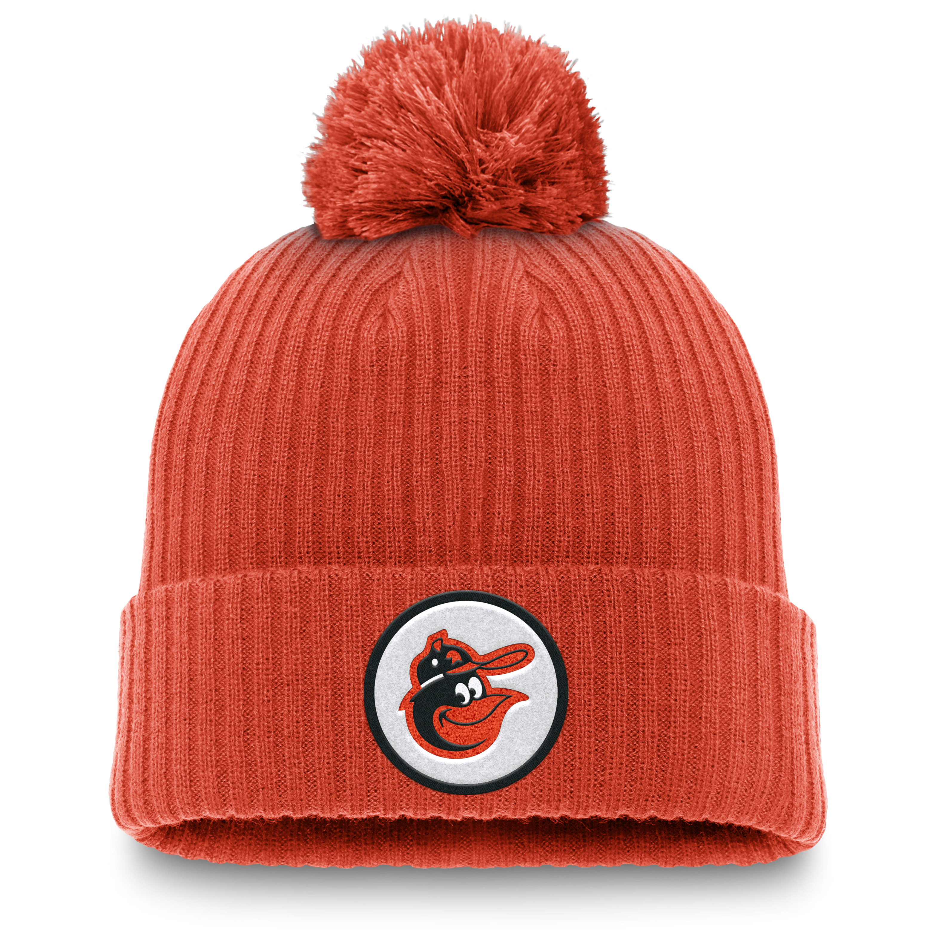 Baltimore Orioles Cooperstown Peak Men's Nike MLB Cuffed Pom Beanie