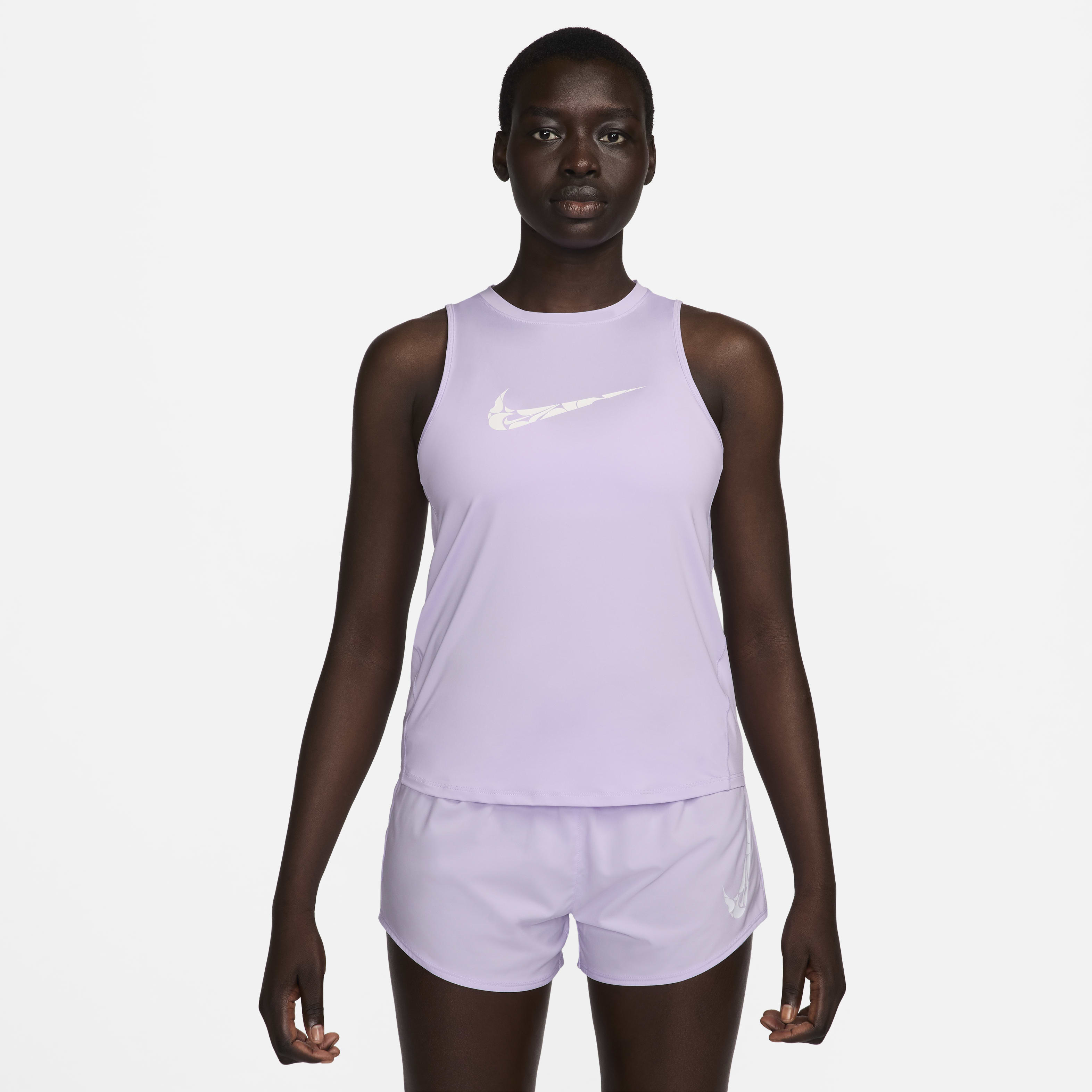 Camisola de running sem mangas com grafismo Nike One para mulher