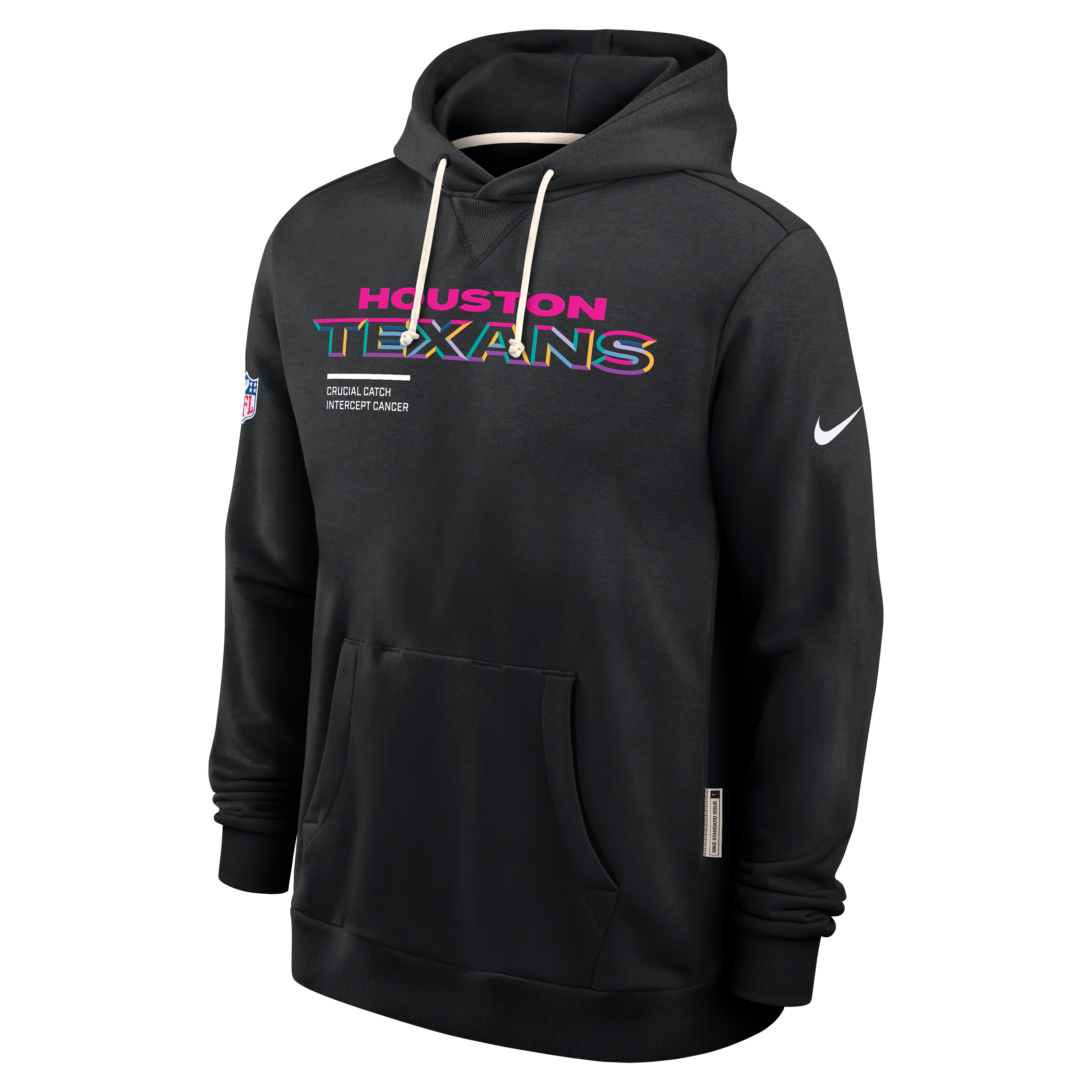 Houston Texans Crucial Catch Sideline Men's Nike Dri-FIT NFL Pullover Hoodie