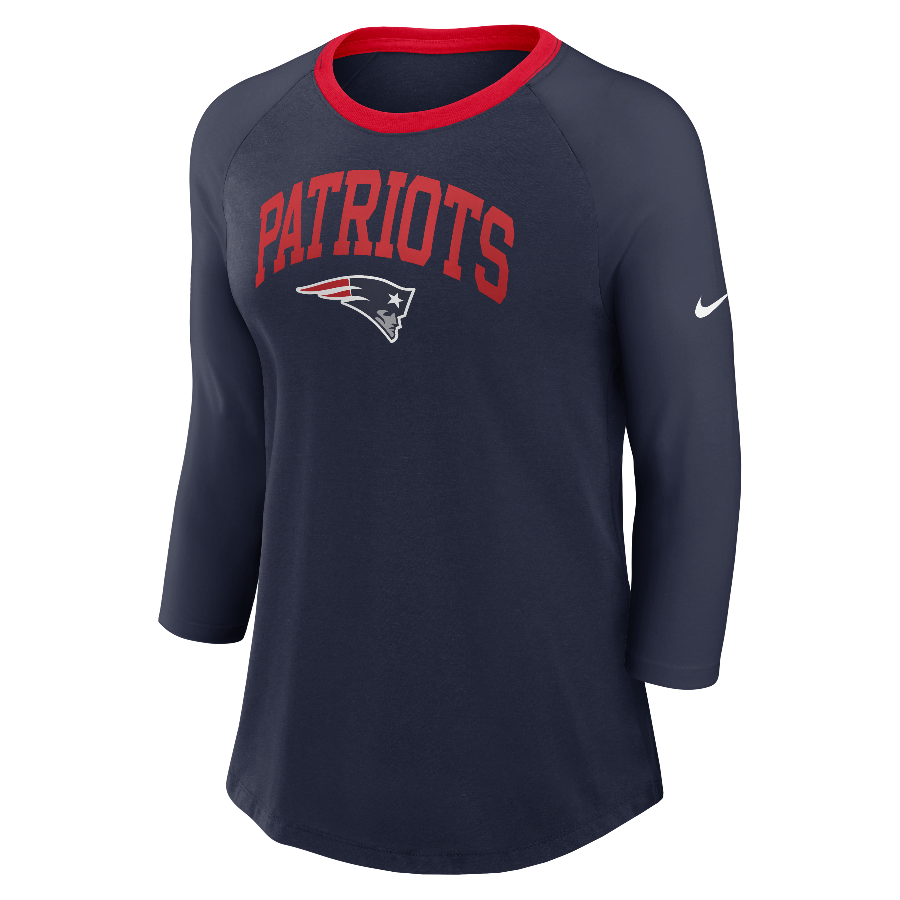 New England Patriots Women's Nike NFL 3/4-Sleeve T-Shirt