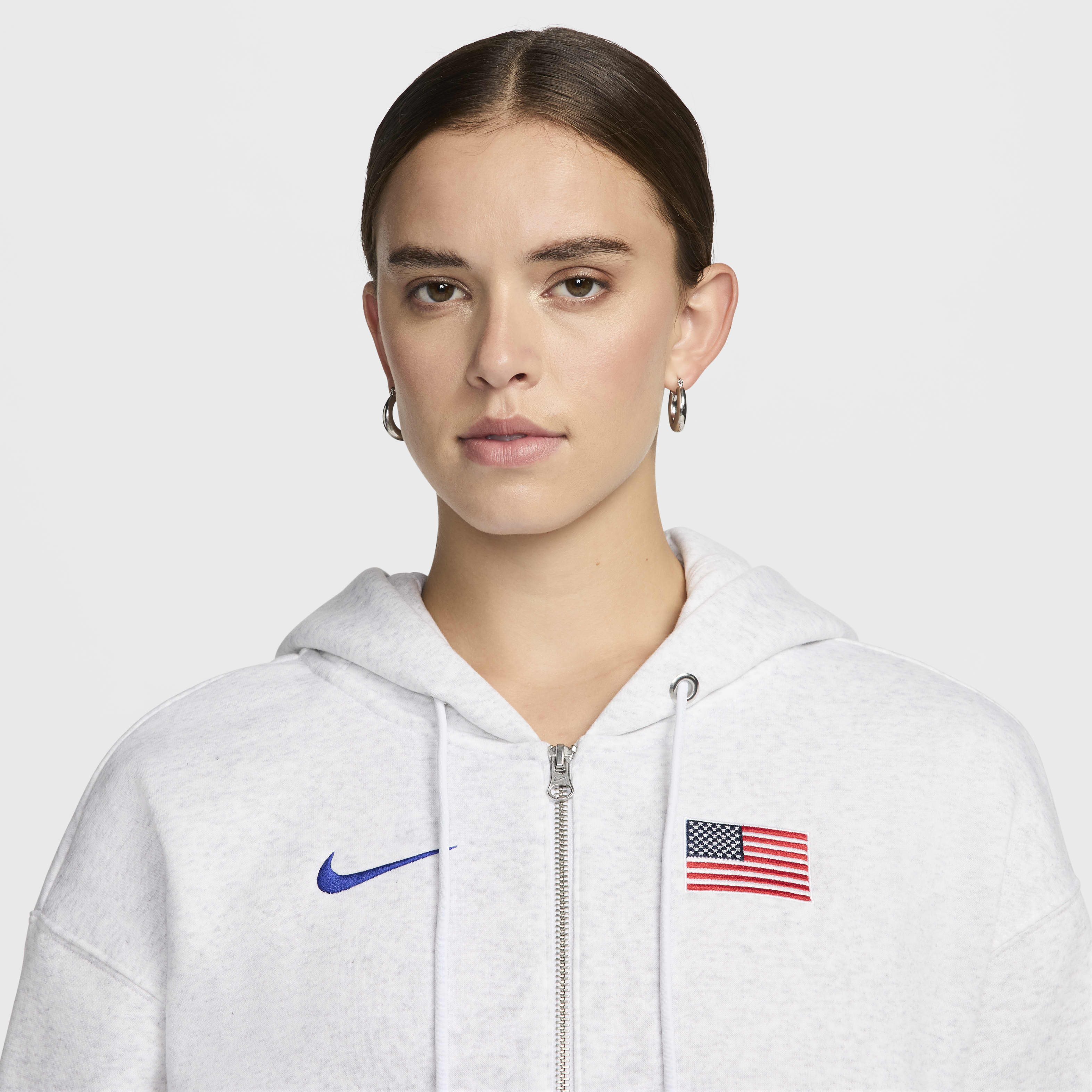 USA Phoenix Fleece Women's Nike Full-Zip Oversized Hoodie