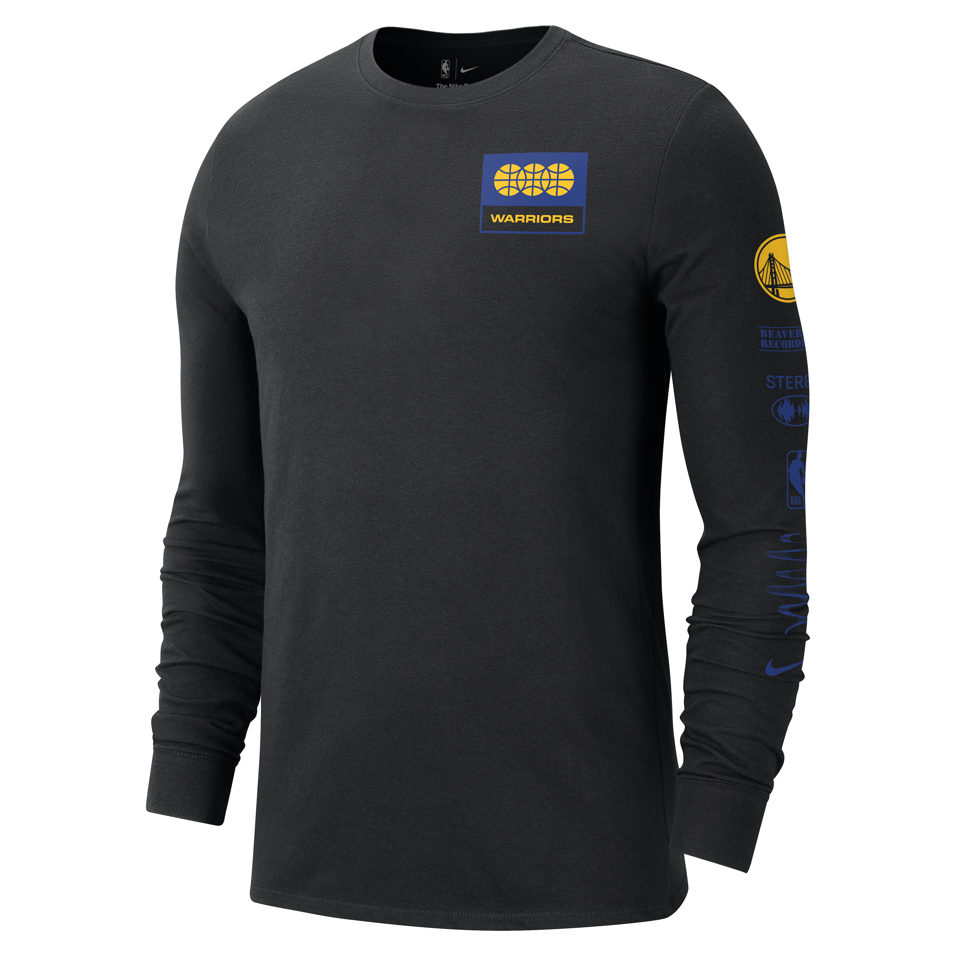 Golden State Warriors Essential Men's Nike NBA Long-Sleeve T-Shirt