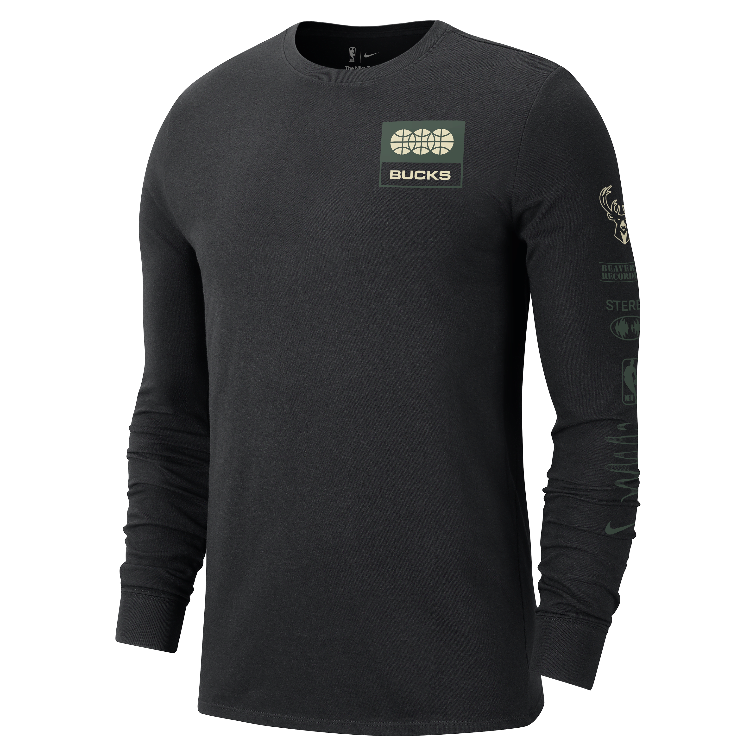 Milwaukee Bucks Essential Men's Nike NBA Long-Sleeve T-Shirt