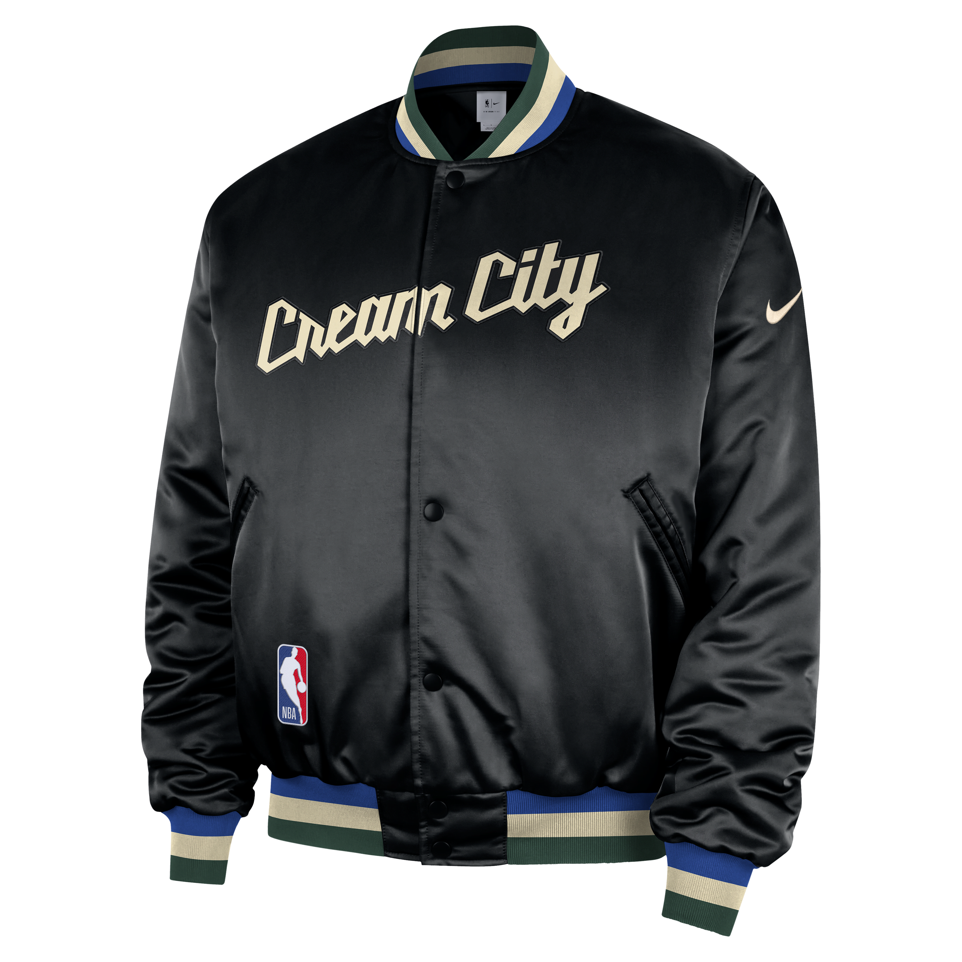 Milwaukee Bucks City Edition Men's Nike NBA Premium Jacket