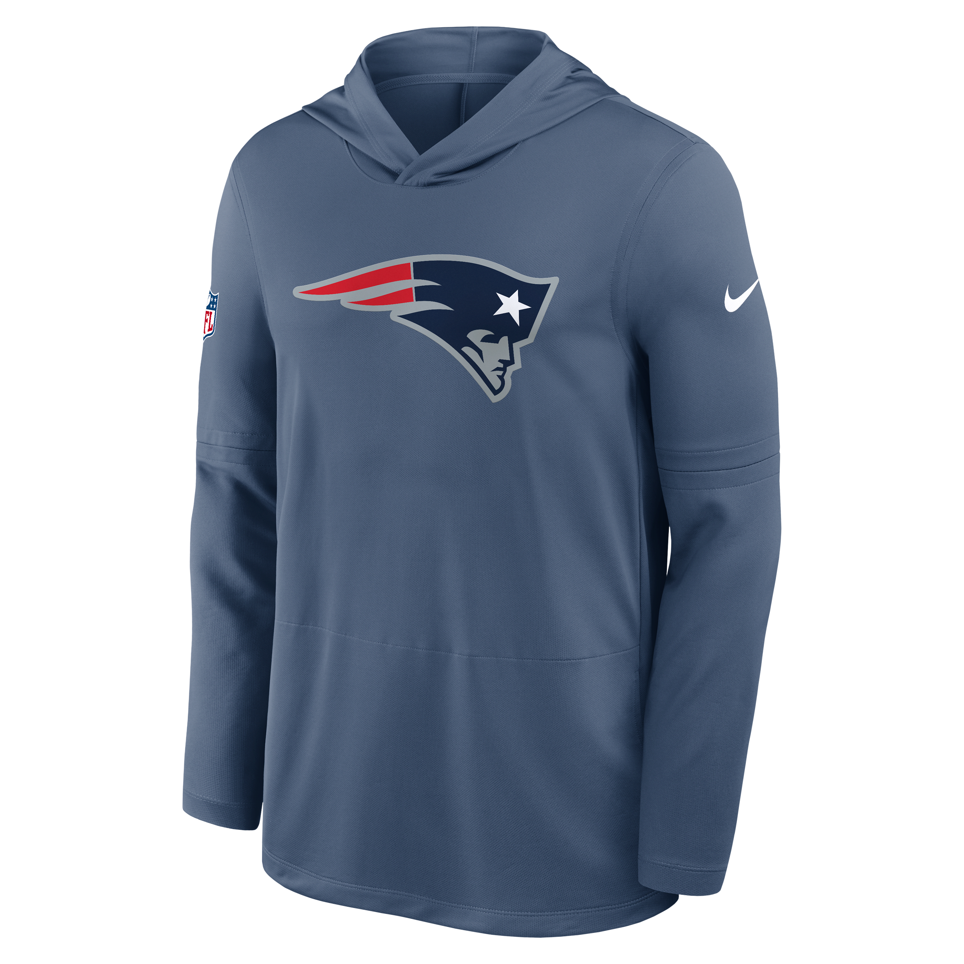 New England Patriots Rivalries Collection Sideline Men's Nike Dri-FIT NFL Long-Sleeve Hooded Top