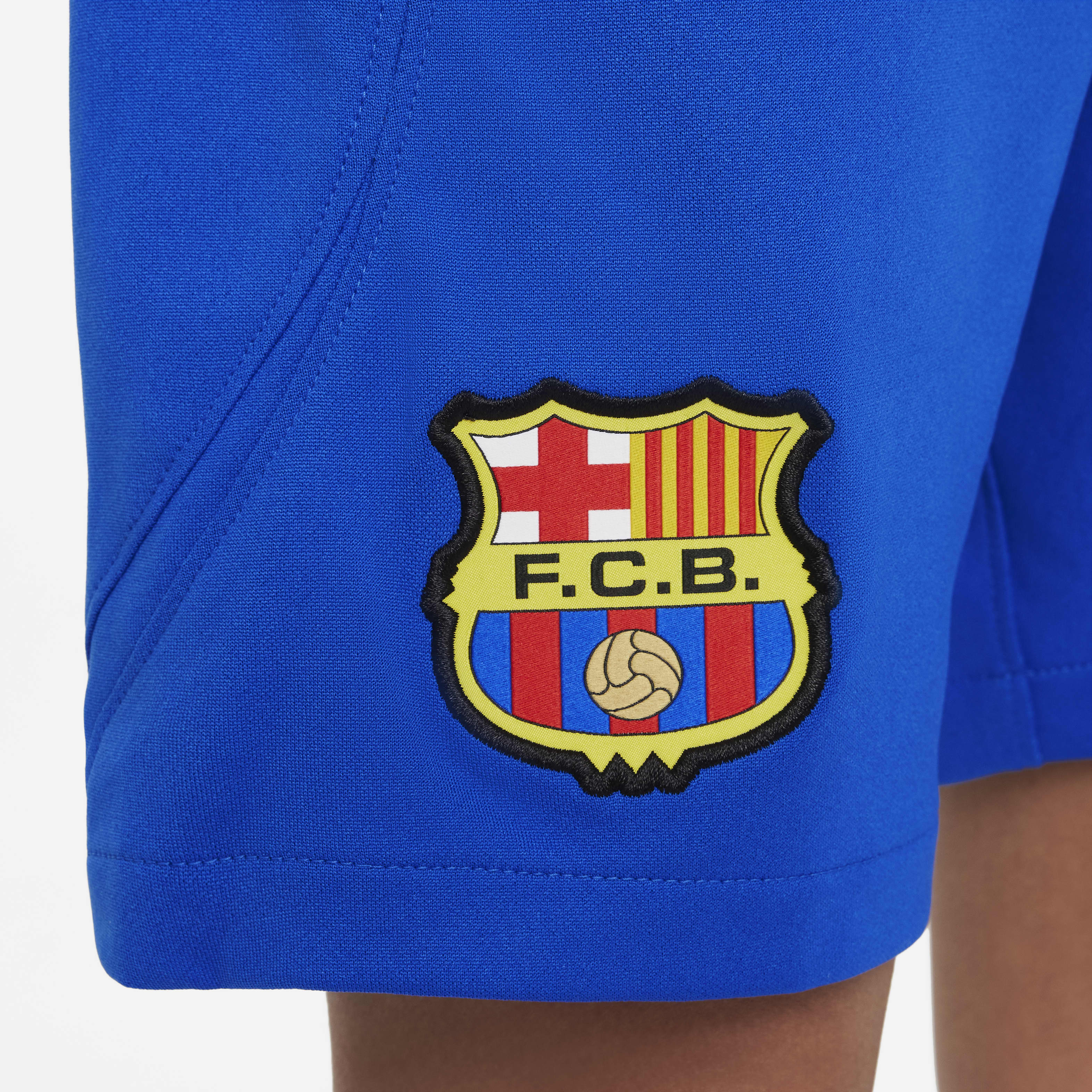 FC Barcelona 2023/24 Stadium Away Big Kids' Nike Dri-FIT Soccer Shorts