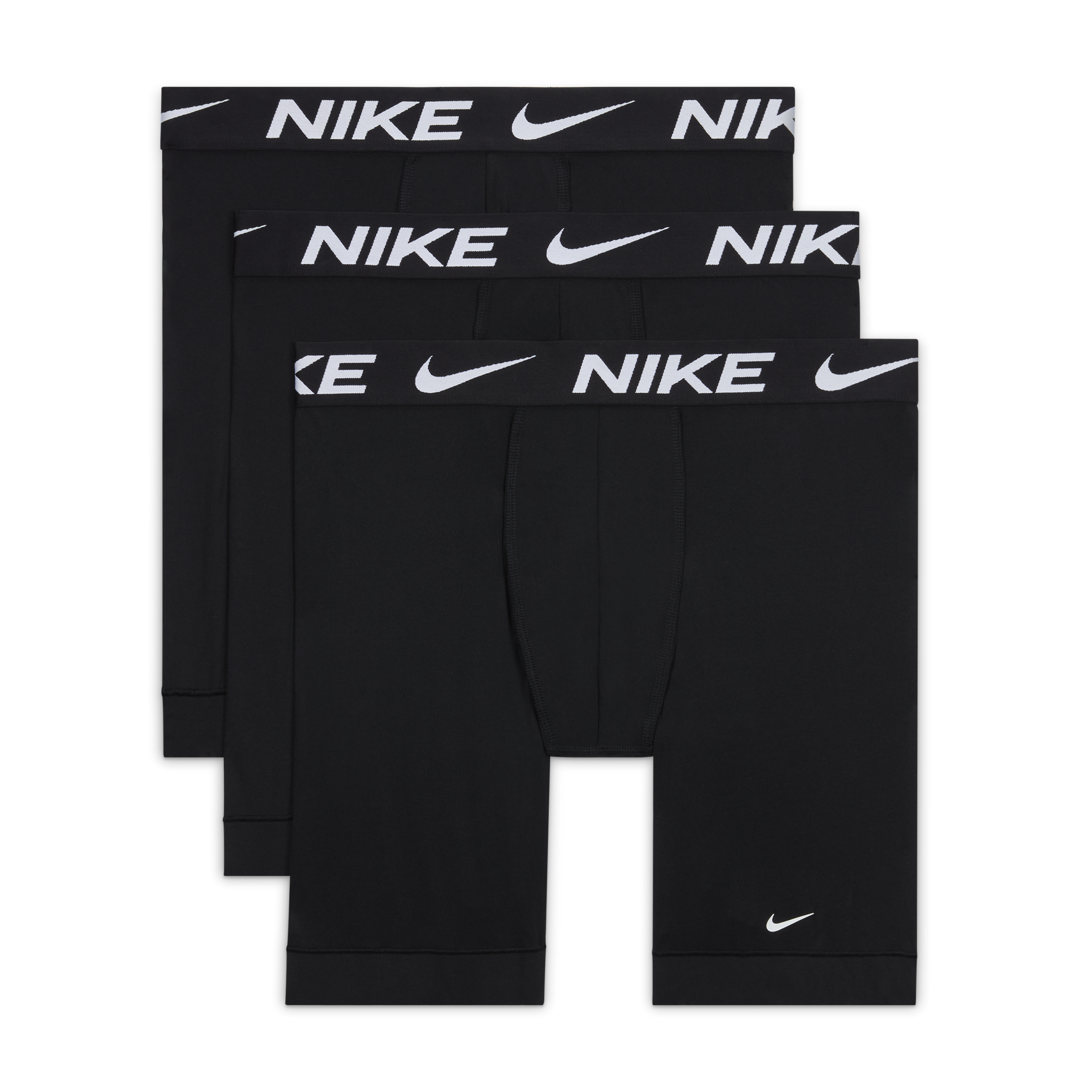 Nike Dri-FIT Essential Micro Long Boxer Briefs (3-Pack)