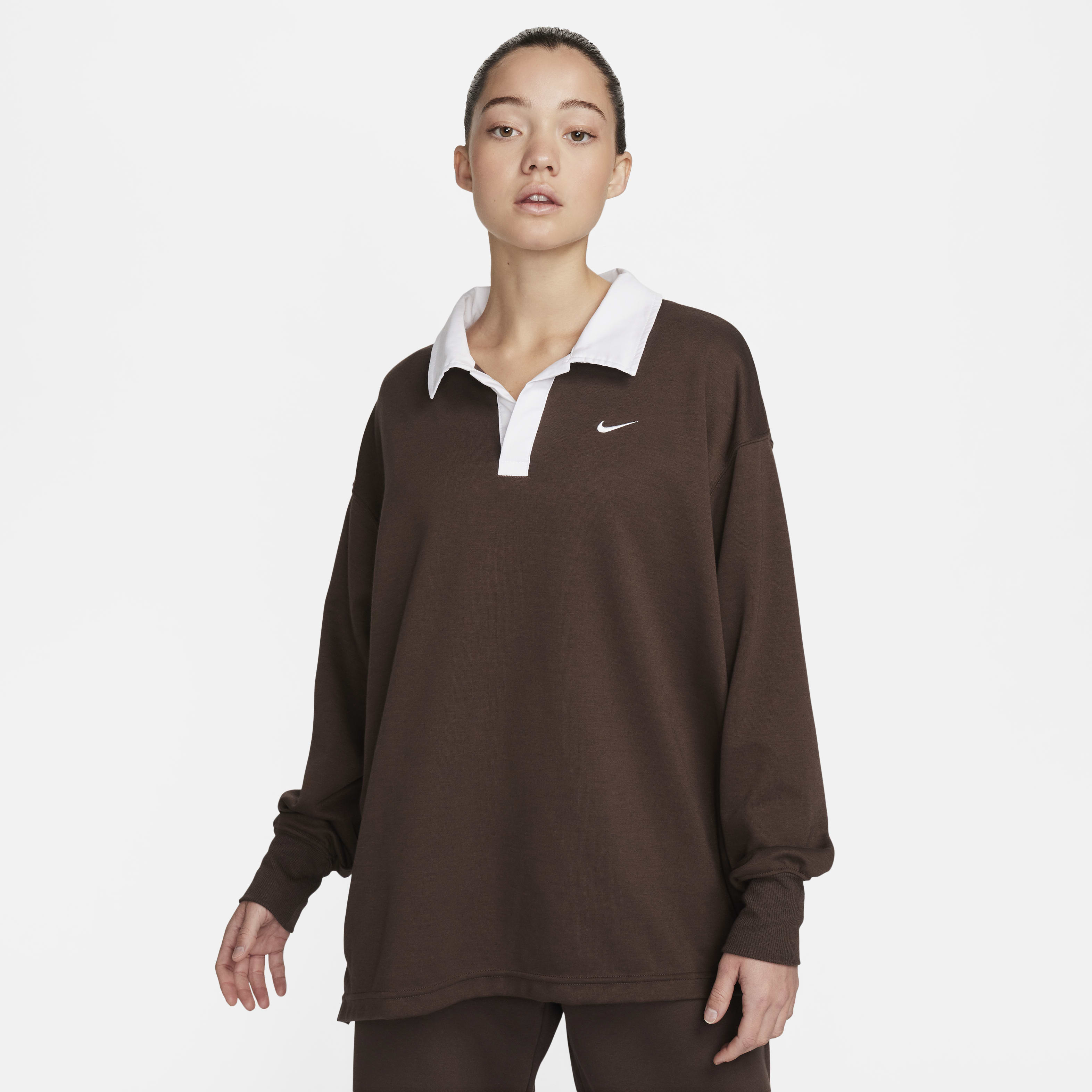 Nike Sportswear Essential Women's Oversized Long-Sleeve Polo