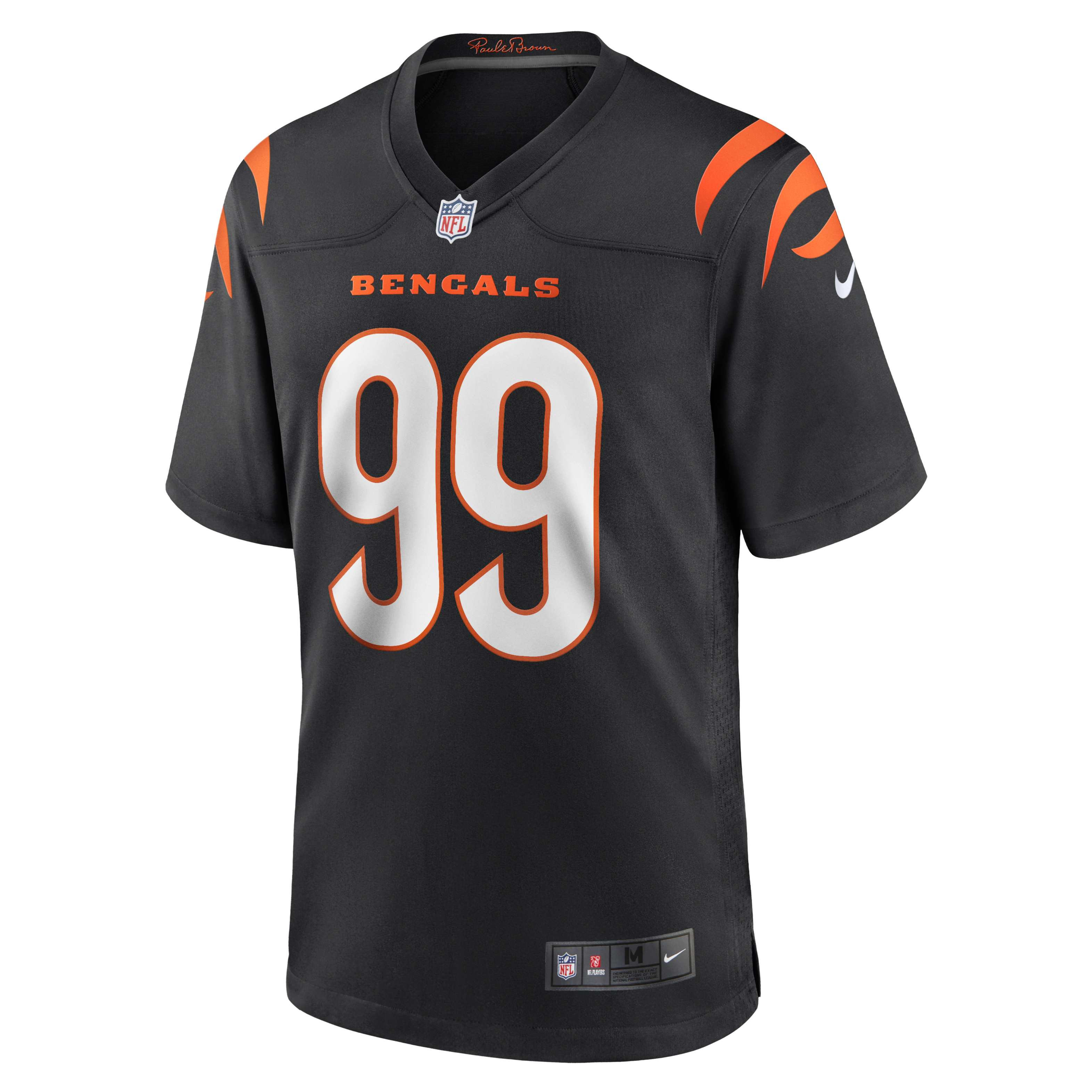 Myles Murphy Cincinnati Bengals Men's Nike NFL Game Football Jersey