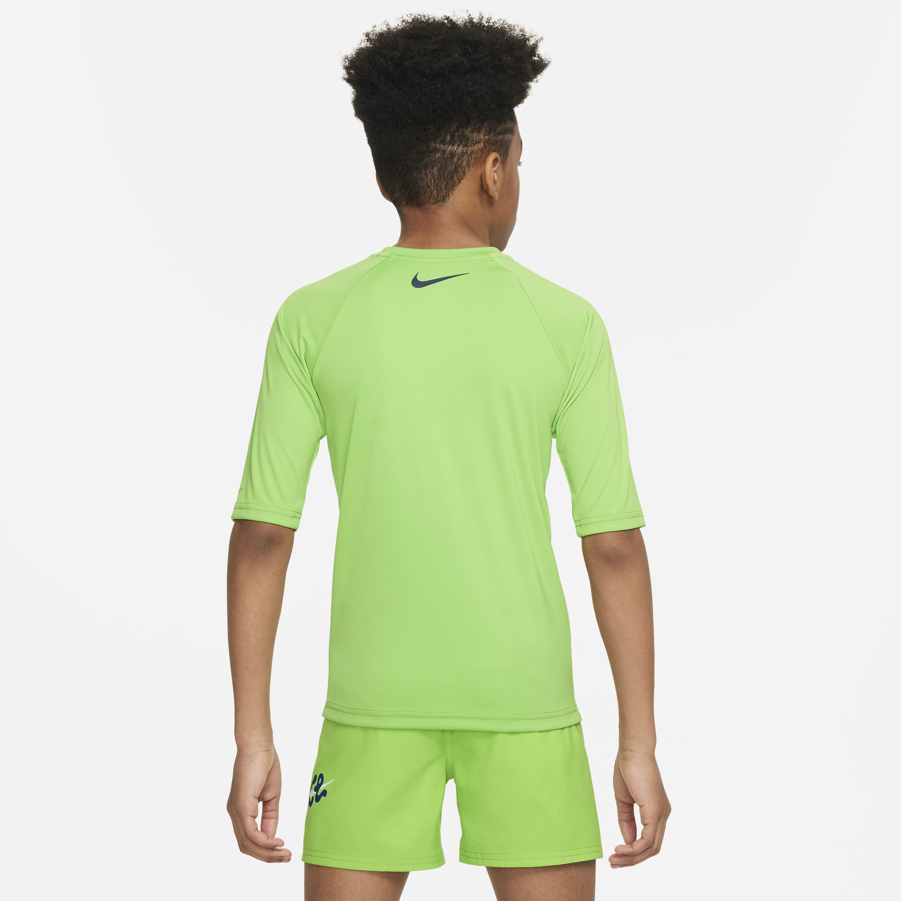 Nike Swim Scribble Big Kids' (Boys') Short-Sleeve Hydroguard