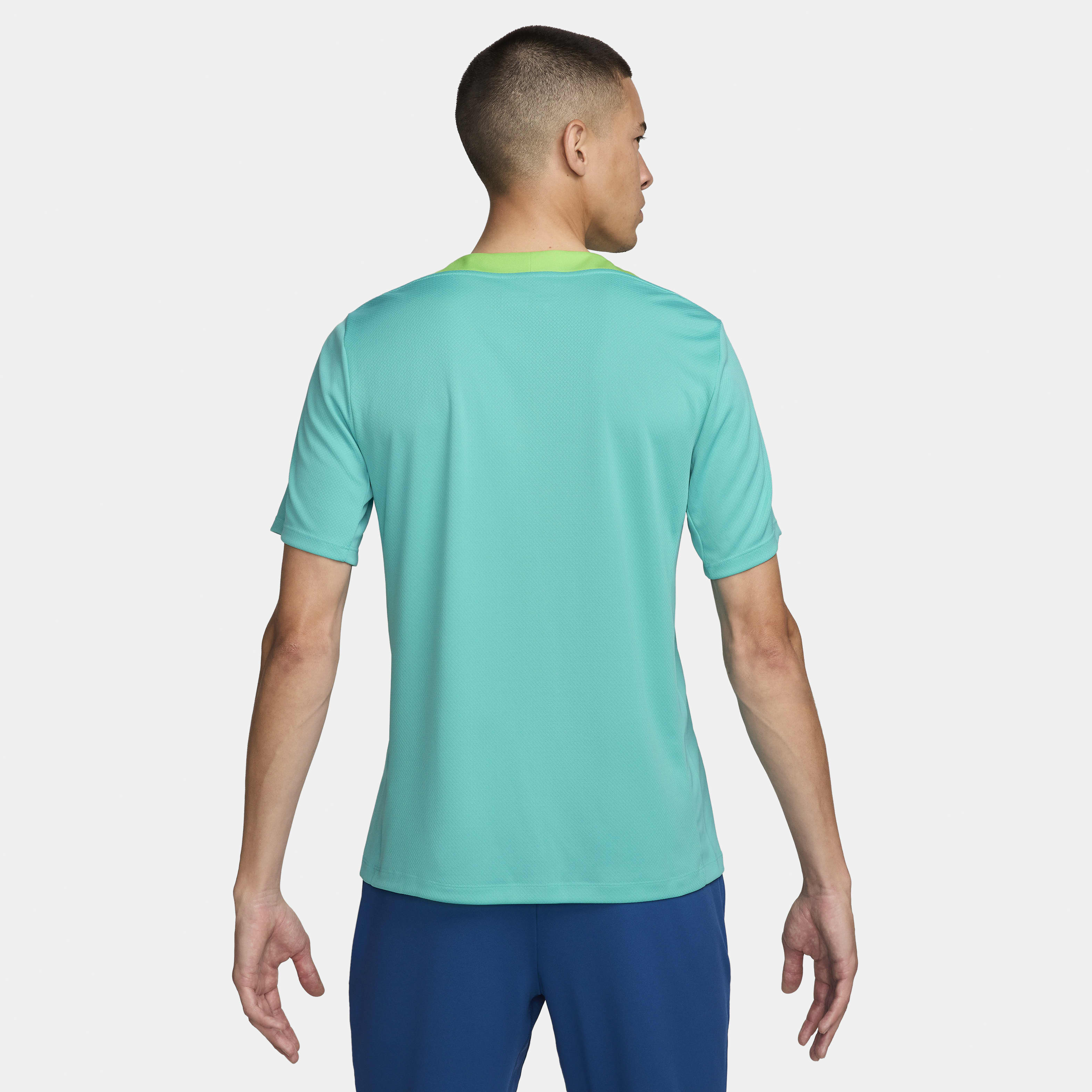 Brazil Strike Men's Nike Dri-FIT Soccer Short-Sleeve Knit Top