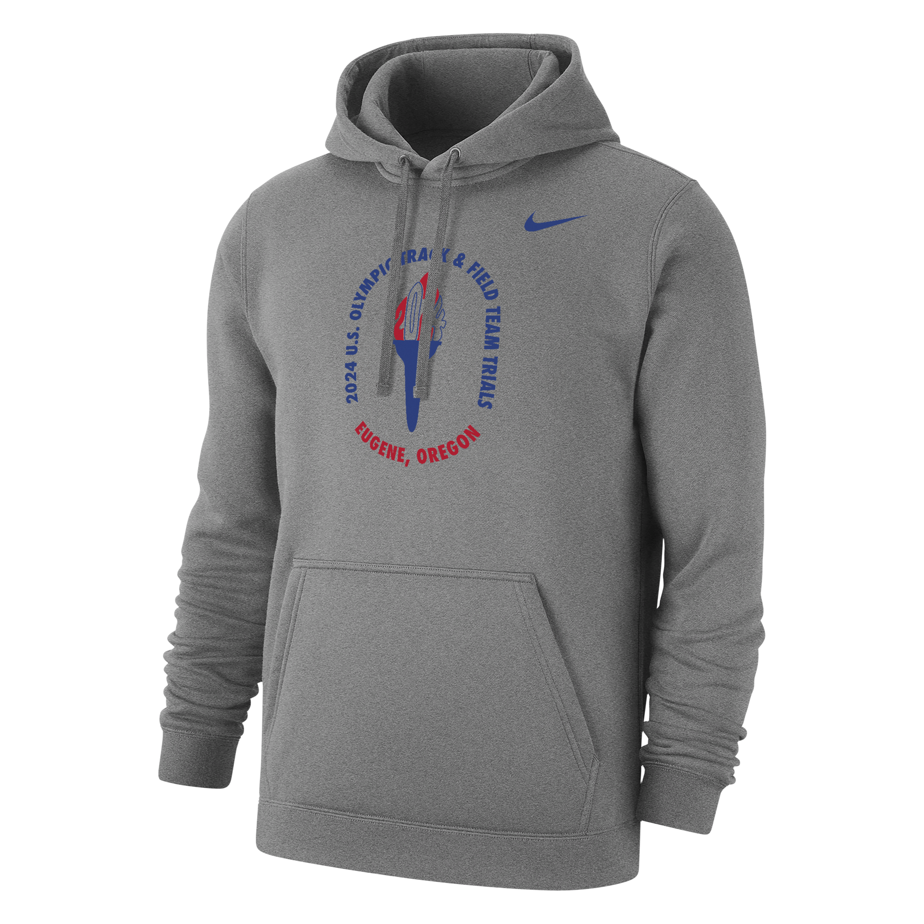 USATF Club Fleece Men's Nike Running Pullover Hoodie