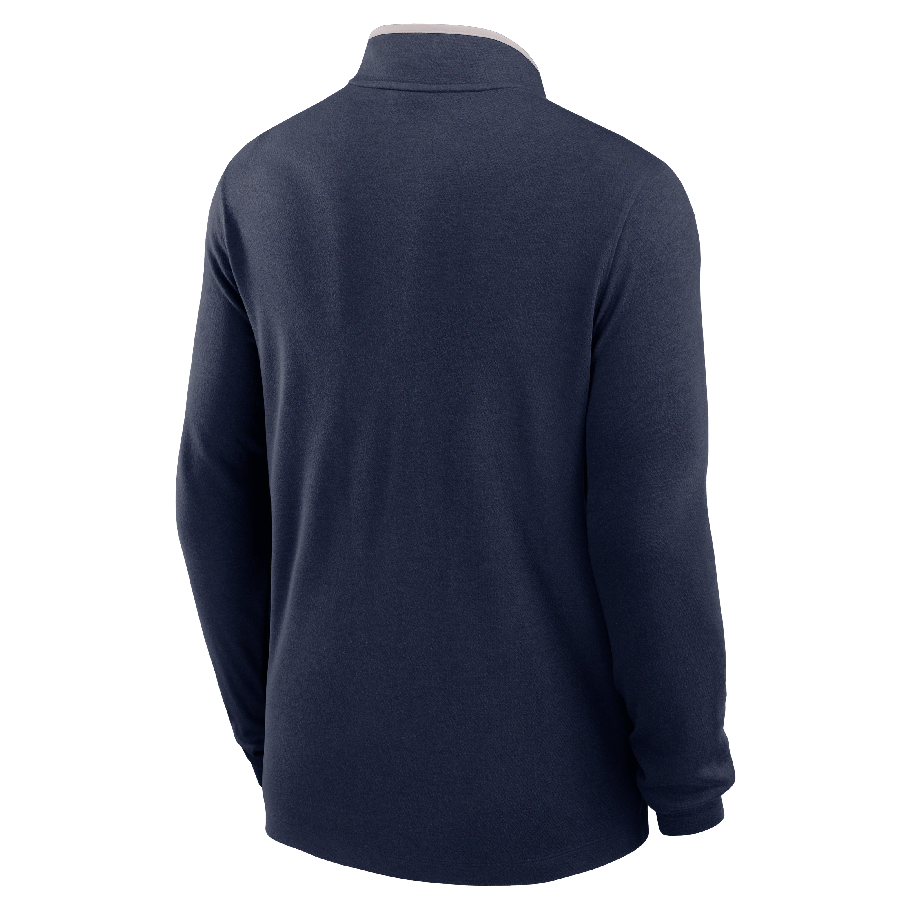 New England Patriots Logo Victory Men's Nike Dri-FIT NFL 1/2-Zip Long-Sleeve Top