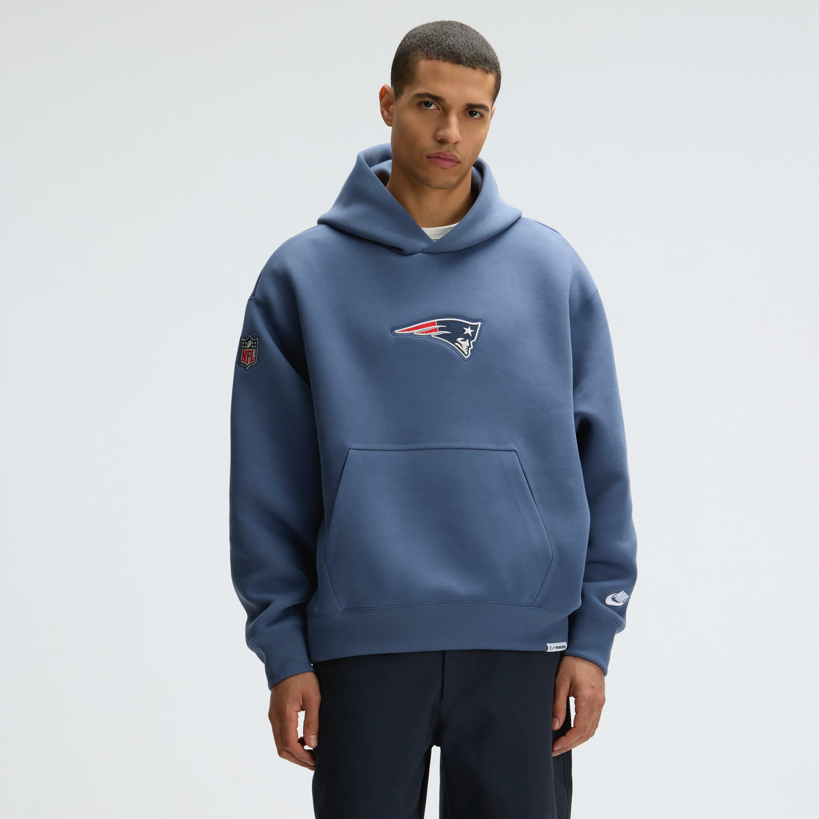 New England Patriots Rivalries Collection Oversized Tech Fleece Men's Nike NFL Pullover Hoodie