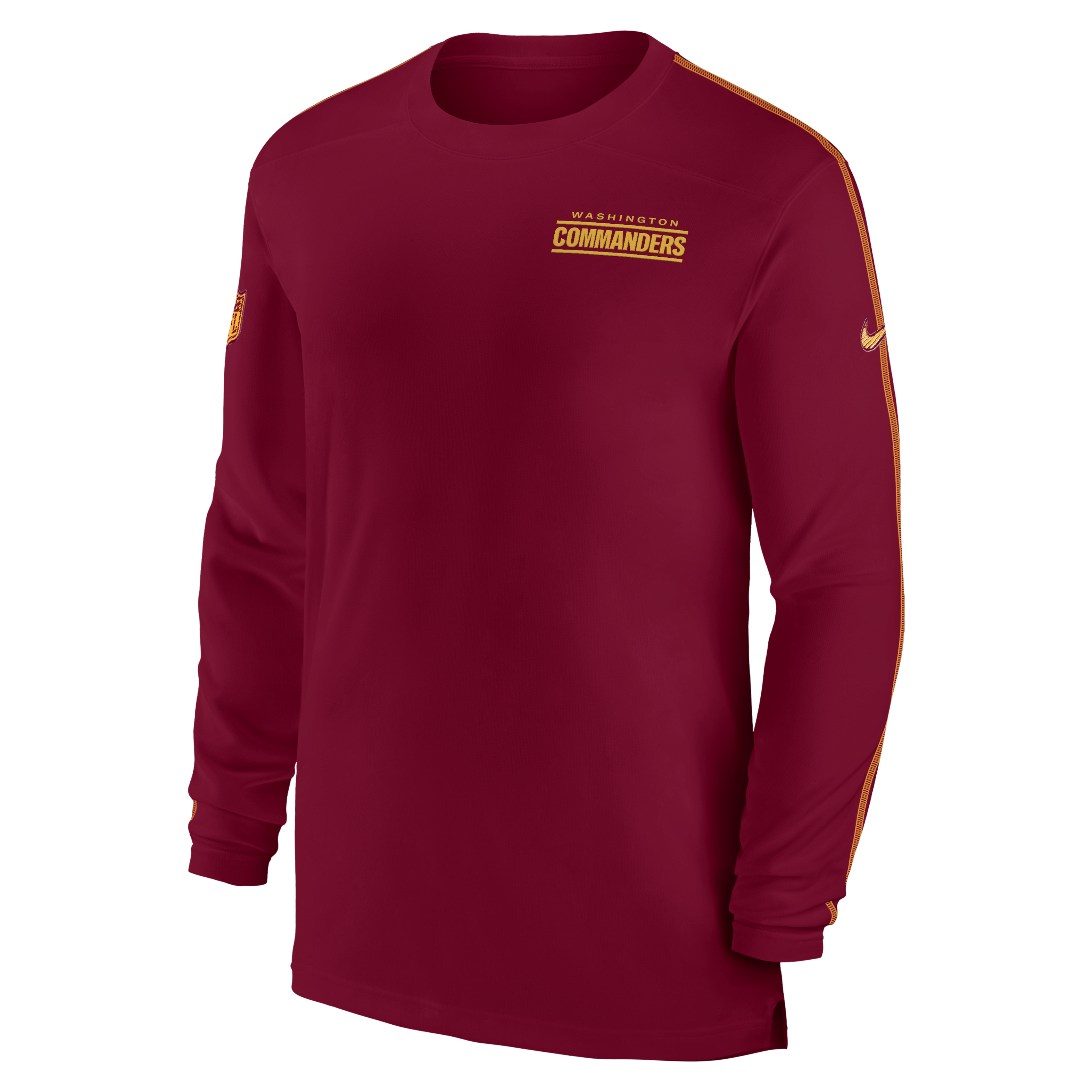 Washington Commanders Sideline Coach Men's Nike Dri-FIT NFL Long-Sleeve Top