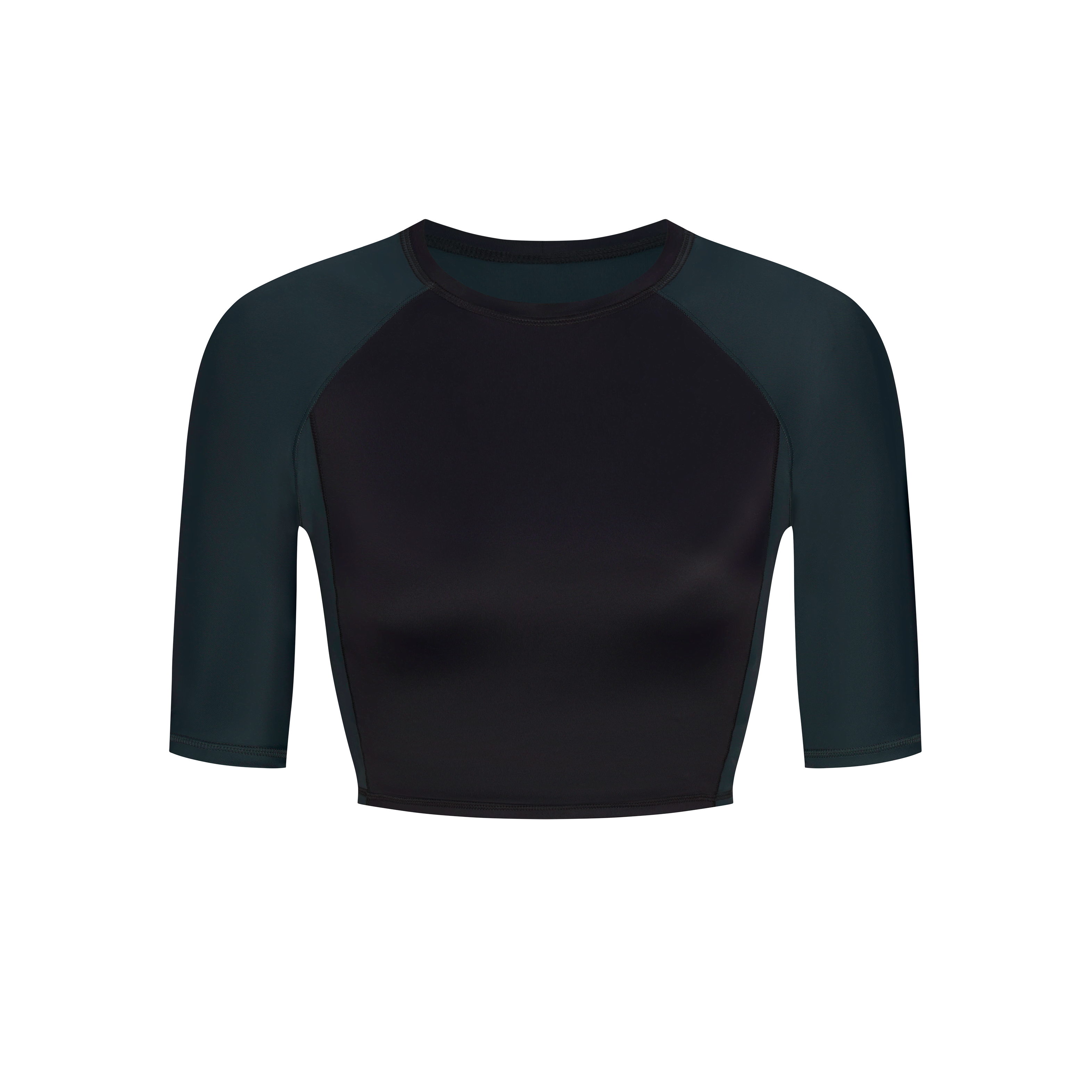 NikeSKIMS Shine Women's Padded 1/2-Sleeve Crop Top