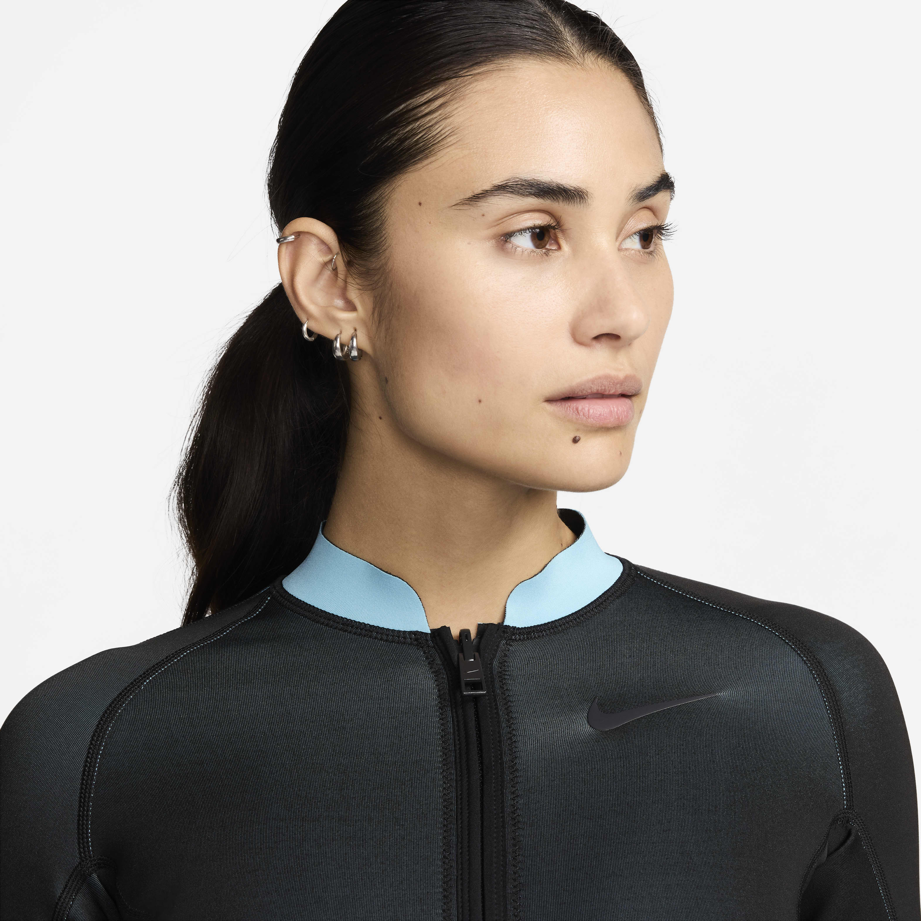 Nike Swim Fusion Women's Long-Sleeve Reversible Zip Shirt