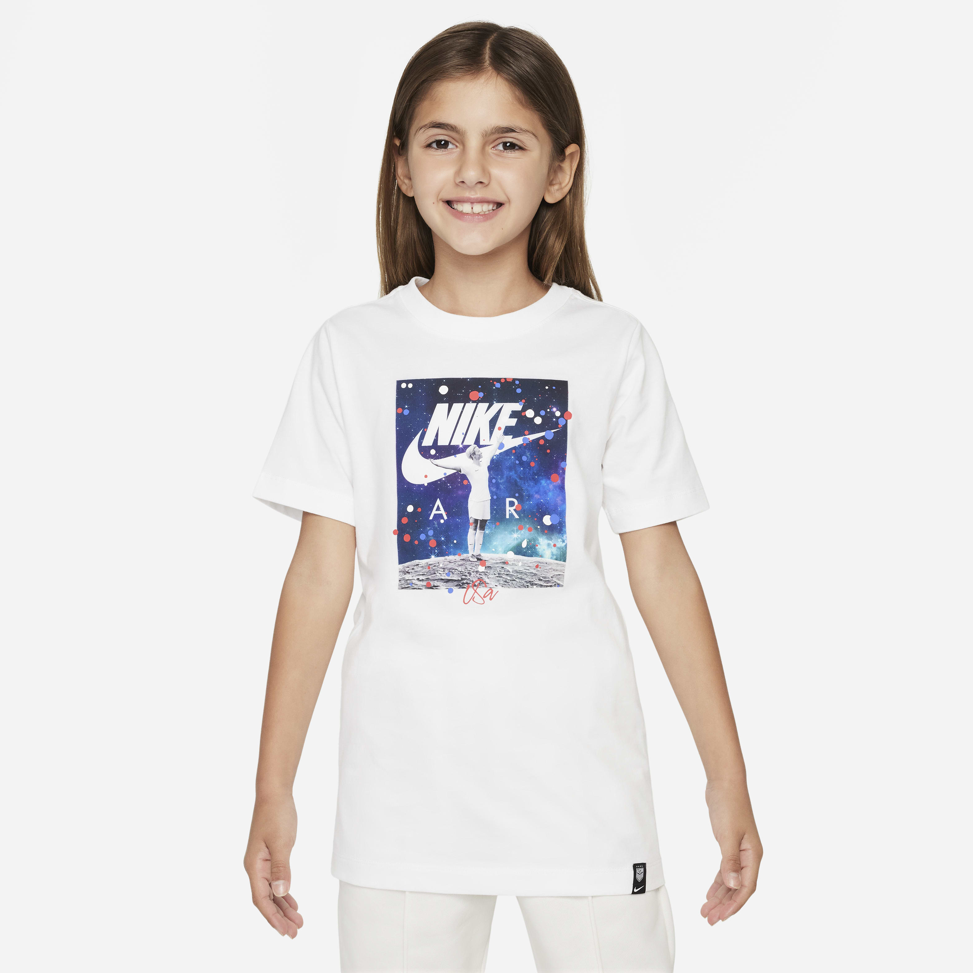 Megan Rapinoe USWNT Photo Big Kids' Nike Soccer T-Shirt